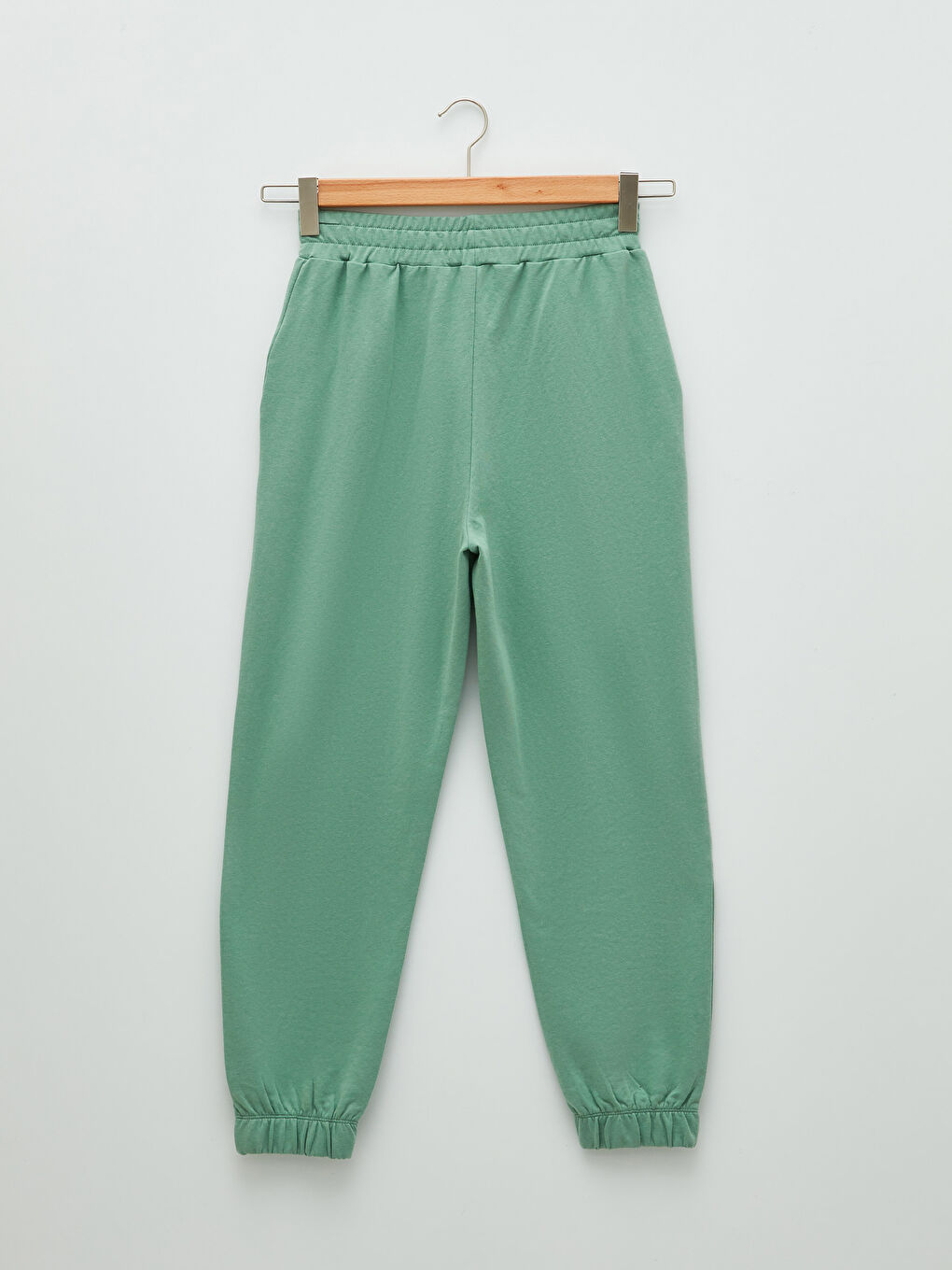 Kadın Beli Lastikli Düz Jogger Eşofman Altı-6