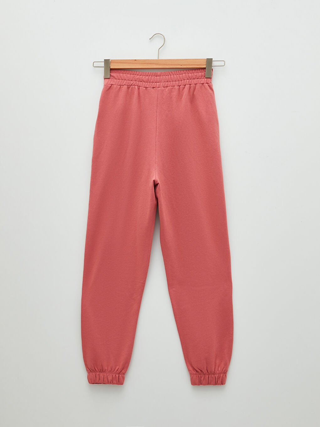 әйелдерге арналған серпімді белдік өрнексіз спорттық шалбар-1