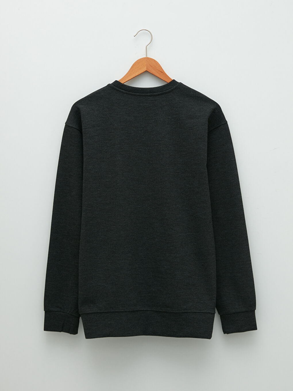 Мужская толстовка с круглым вырезом и длинными рукавами-11