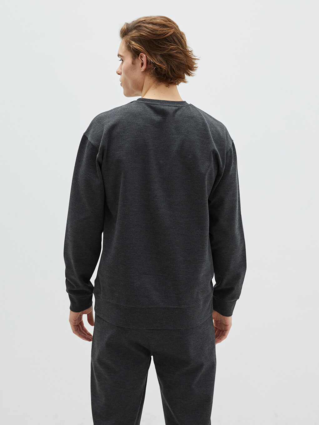 Мужская толстовка с круглым вырезом и длинными рукавами-8