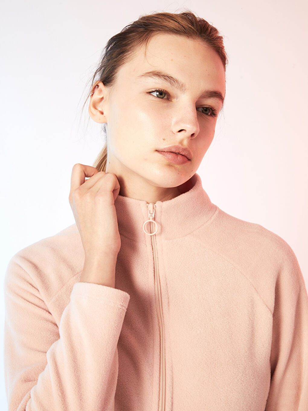 Cardigan de Sport pour Femmes à Col Cheminée-3