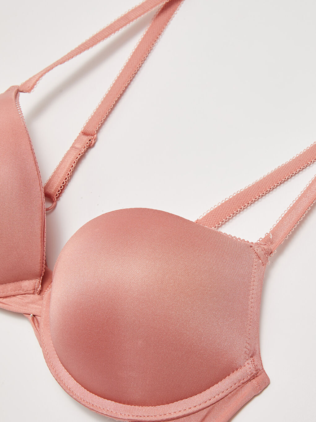 Дротовий утеплений простий бюстгальтер-футболка-1