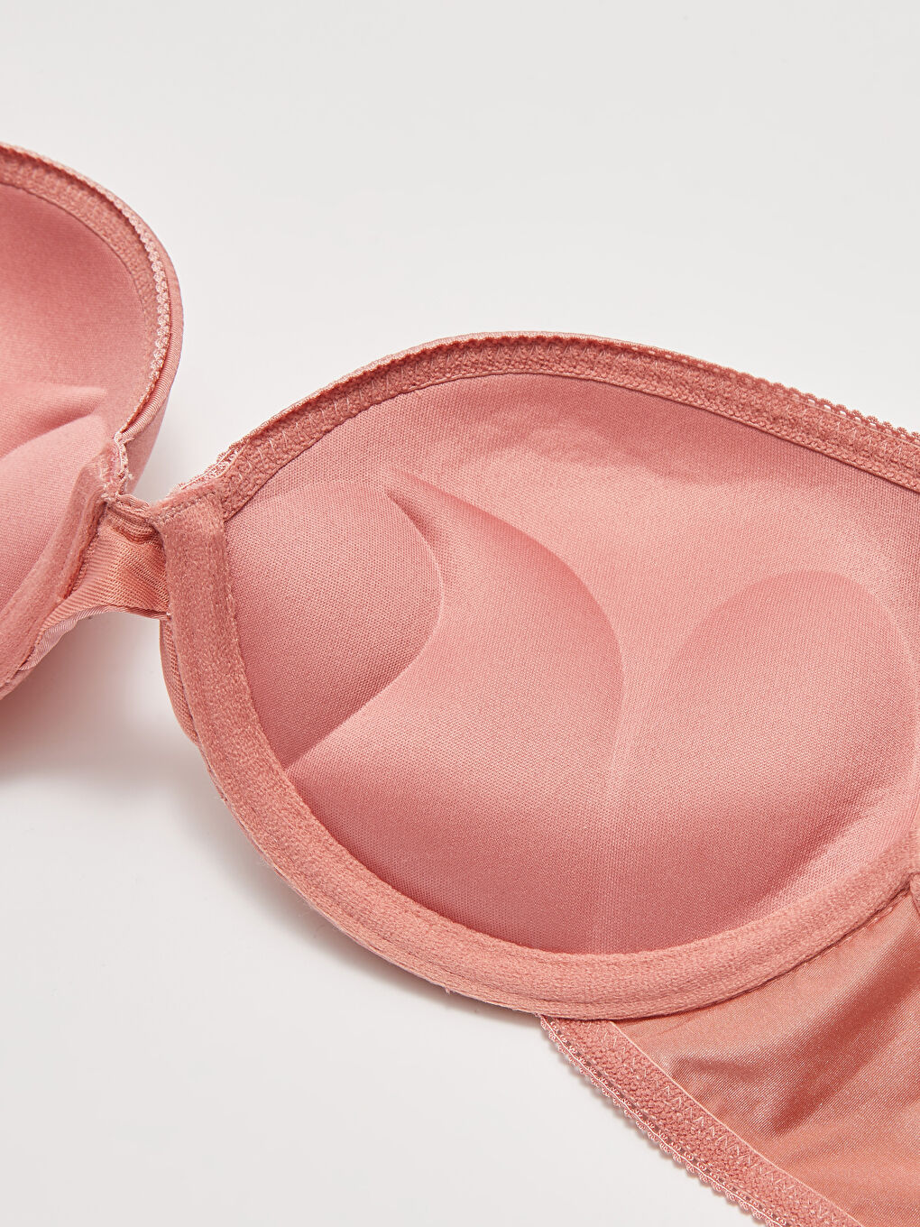 Дротовий утеплений простий бюстгальтер-футболка-2