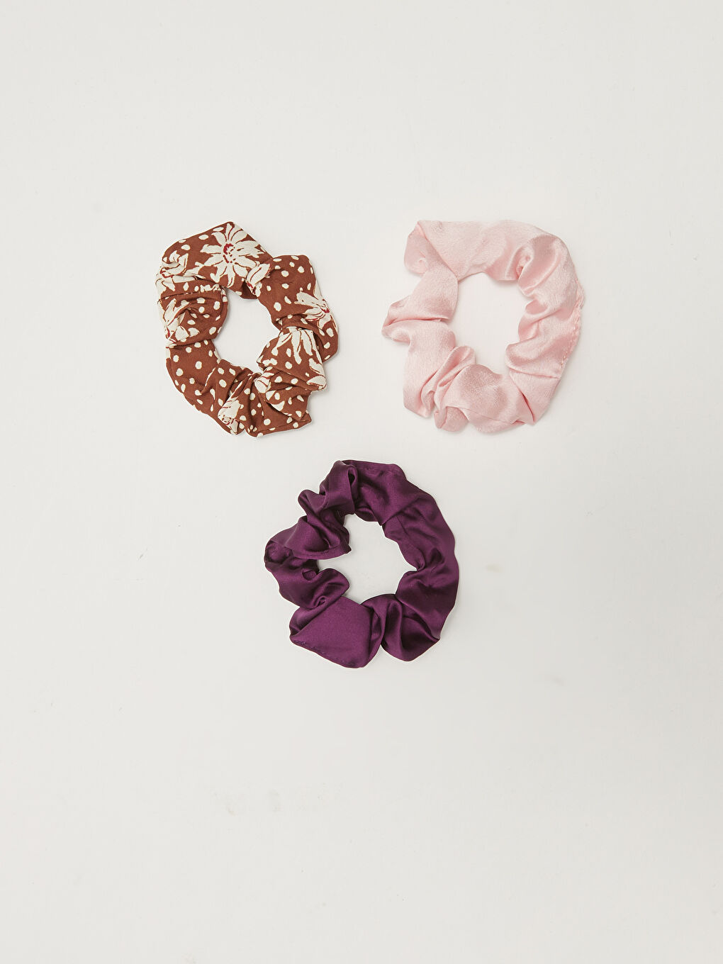 Karışık Lastikli Kadın Saç Tokası 3'lü-2