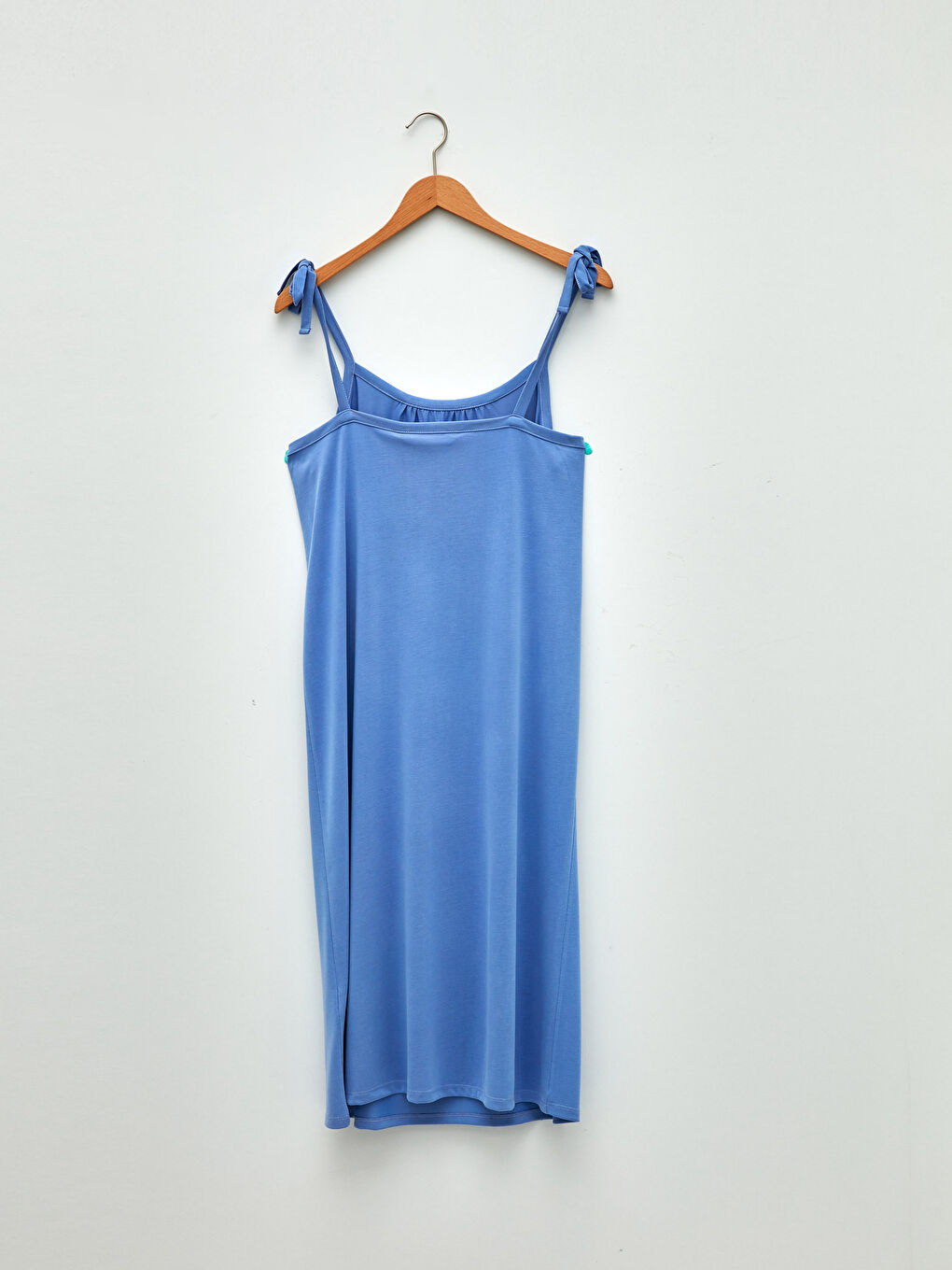 U Neck Plain Strappy Women's Nightdress-6