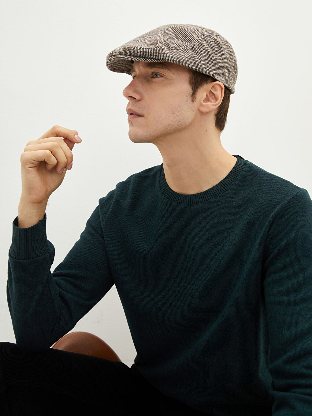 Șapcă Pălărie pentru Bărbați cu Model Timbru-1