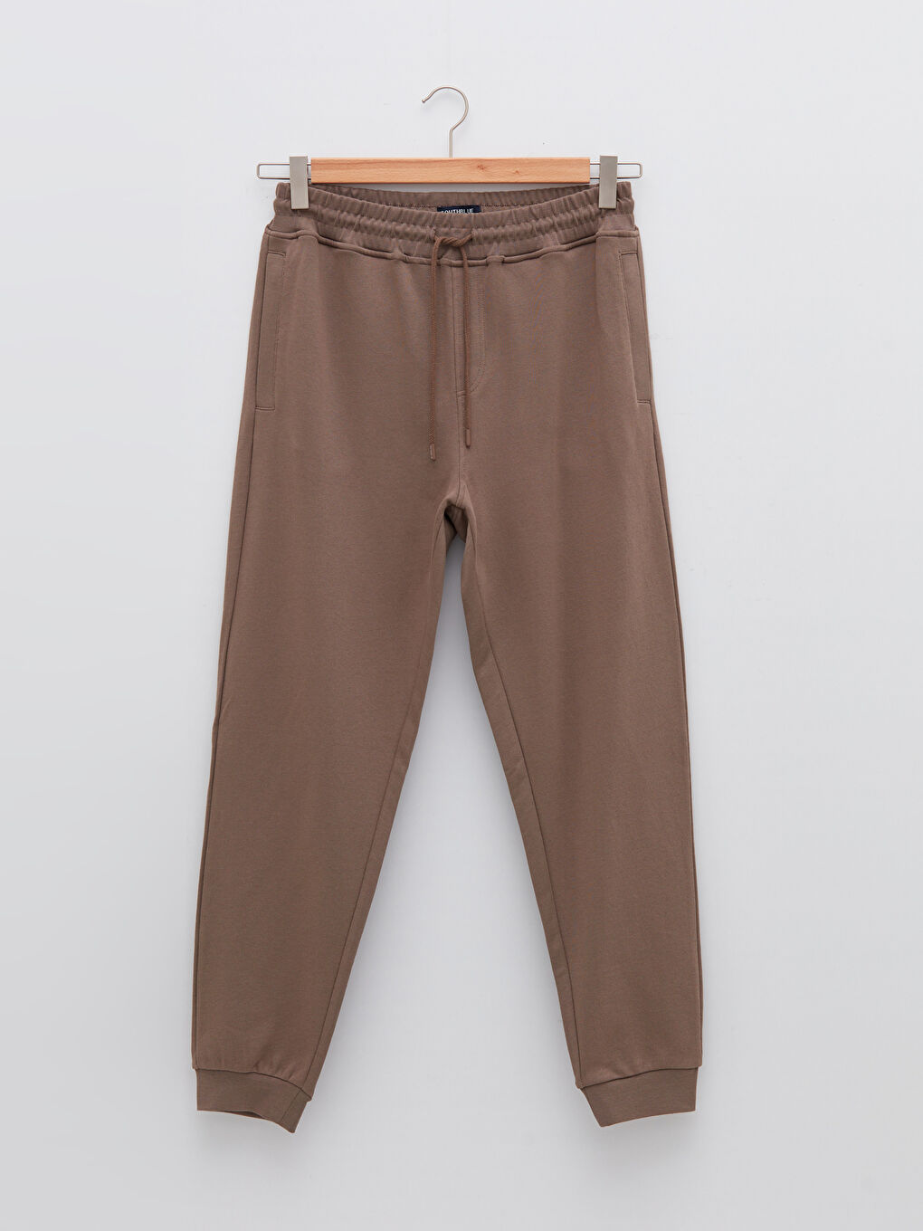 Kahverengi Standart Kalıp Erkek Eşofman Altı-6