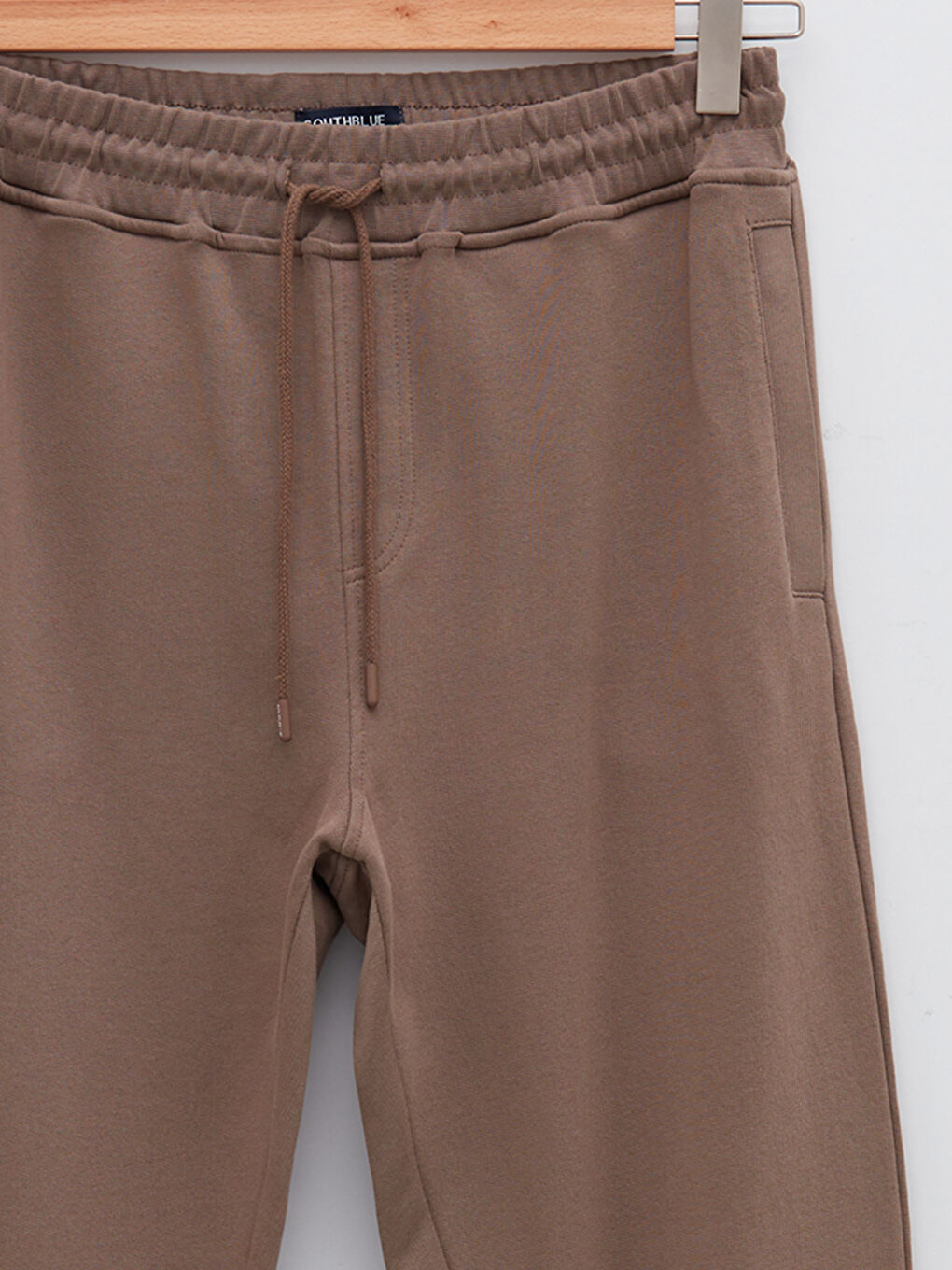 Kahverengi Standart Kalıp Erkek Eşofman Altı-8