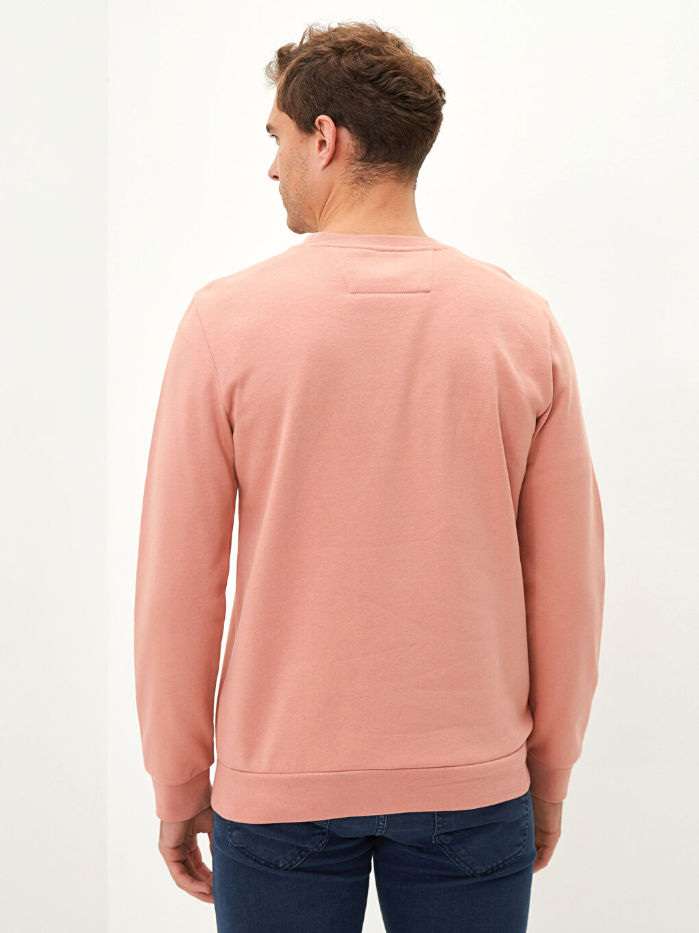 SOUTHBLUE Mat Pembe Uzun Kollu Baskılı Erkek Hoodie - 3