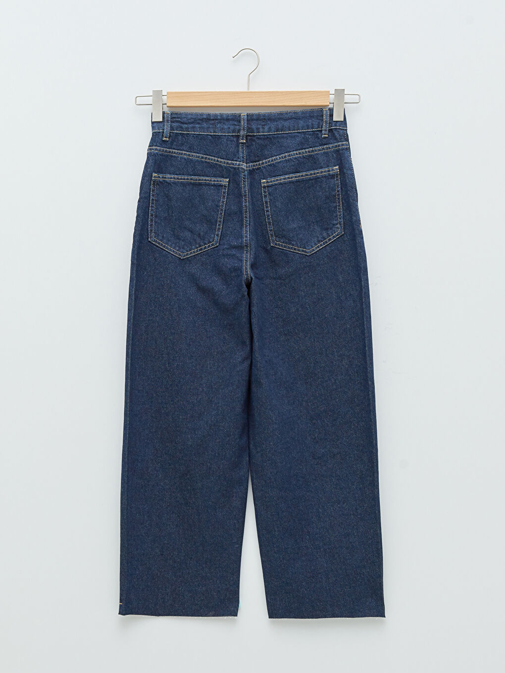 Blugi Rodeo cu Croială Standard și Picior Larg pentru Femei-6