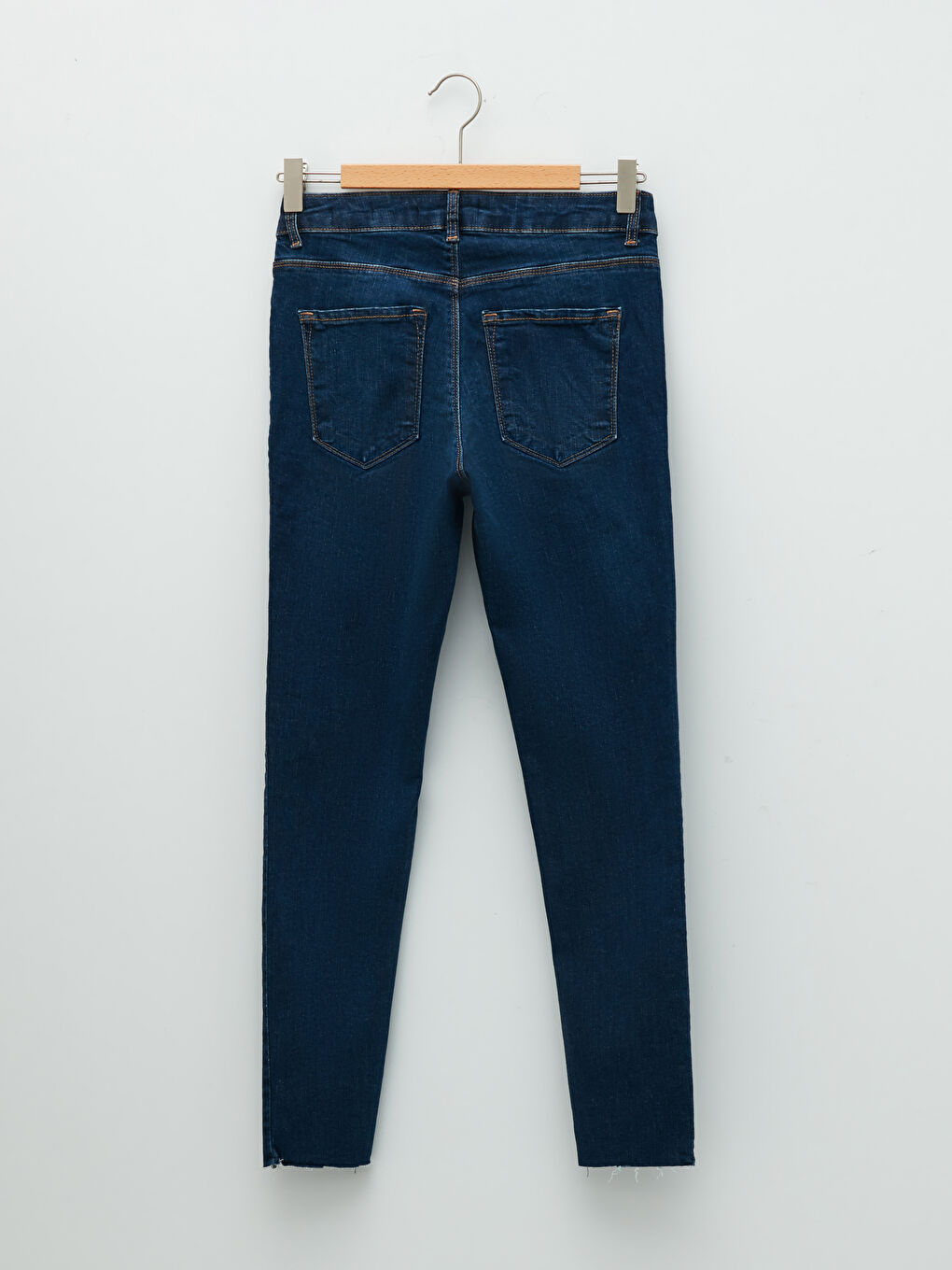 Normal Waist Mercury Skinny Fit Women's Rodeo Jean Trousers with Pocket Detail-6