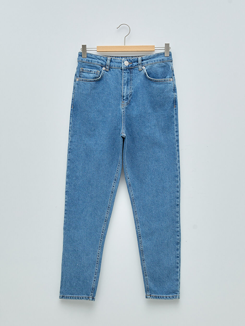 LCW Vision Standart Fit Cep Detaylı Kadın Rodeo Jean Pantolon -W1HK29Z8-507