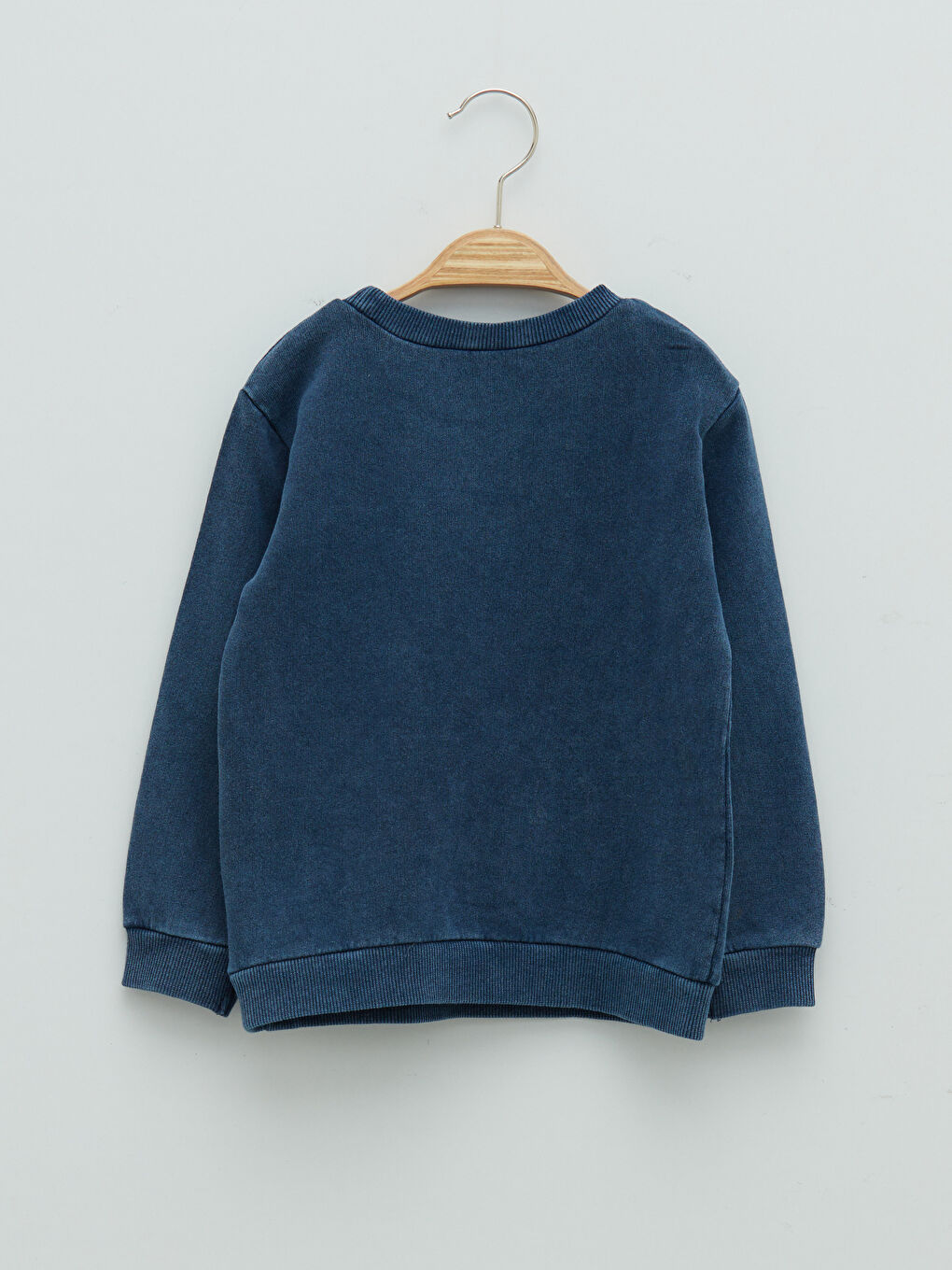 Gri Bisiklet Yaka Uzun Kollu Basic Erkek Bebek Sweatshirt 2'li-4