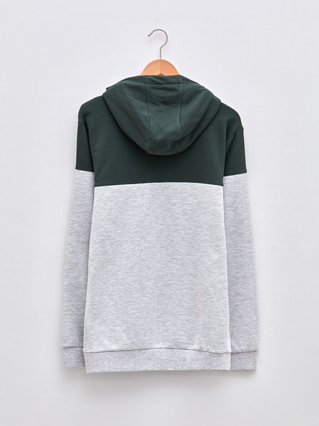 Long Sleeve Color Block Men's Hoodie-6