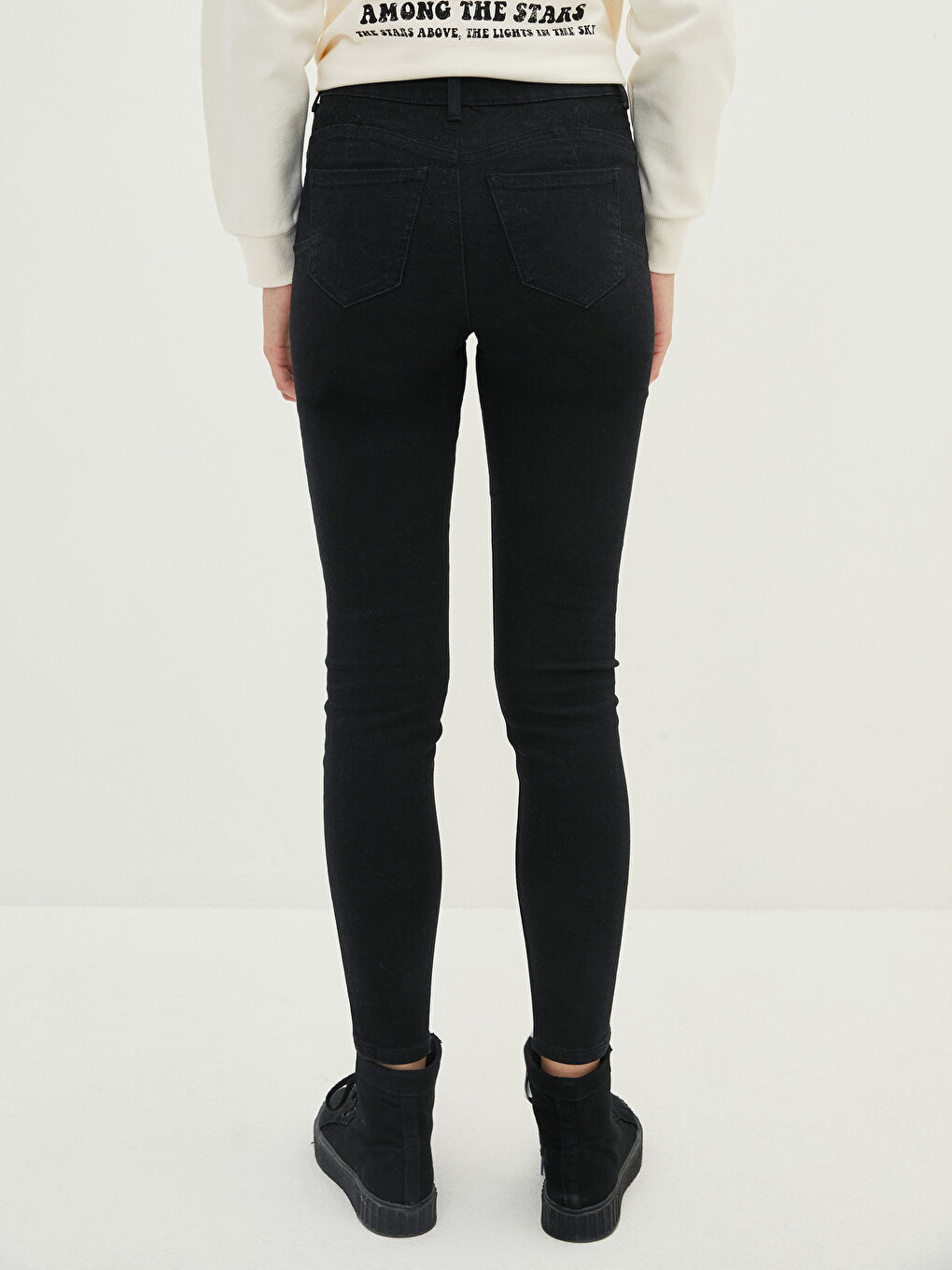 LCW Jeans Normal Waist Mercury Skinny Fit Pocket Detailed Rodeo Women's Jean Pants -W1HL05Z8-327