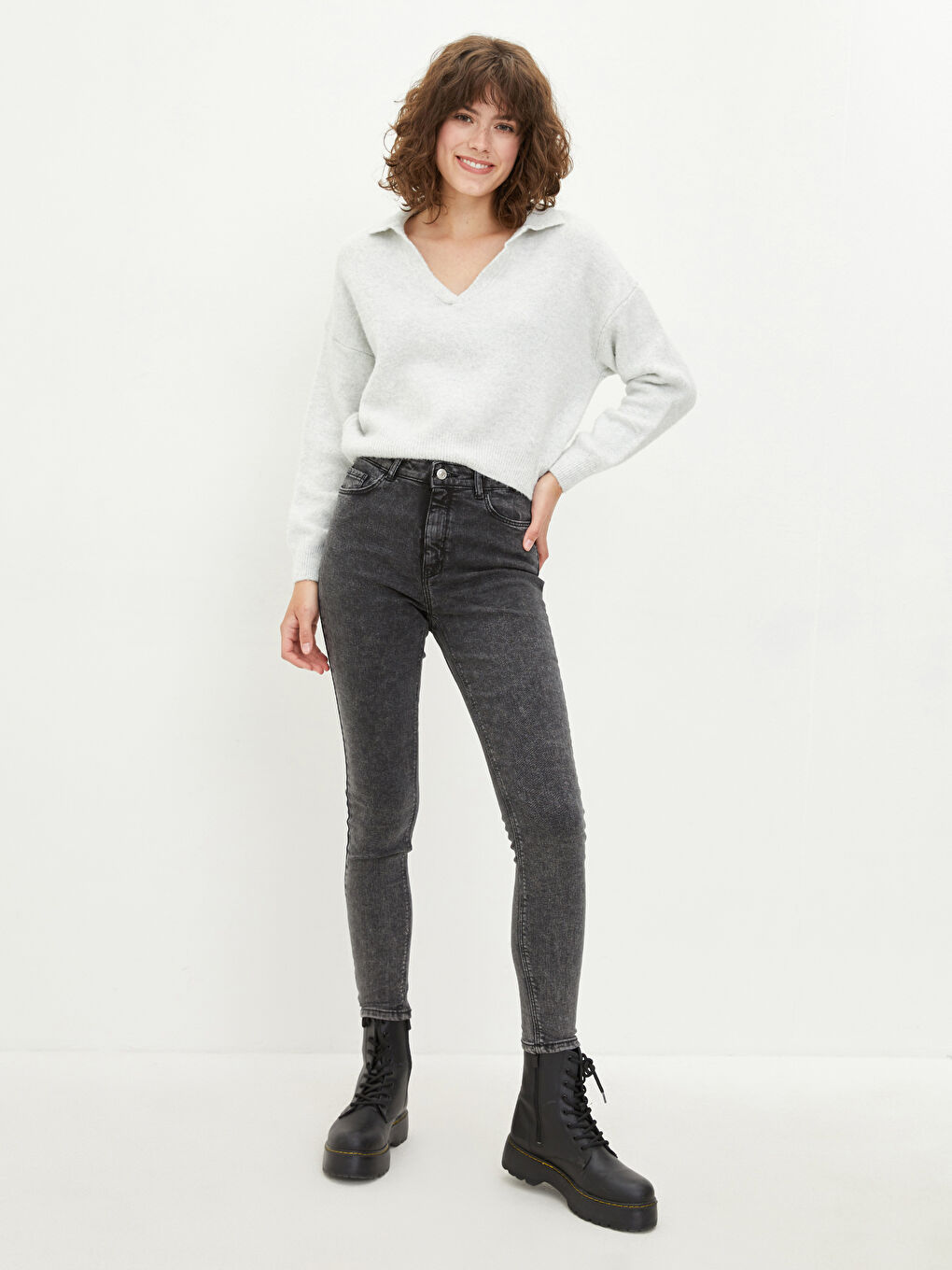 High Waisted Jupiter Super Skinny Fit Women's Jeans-1