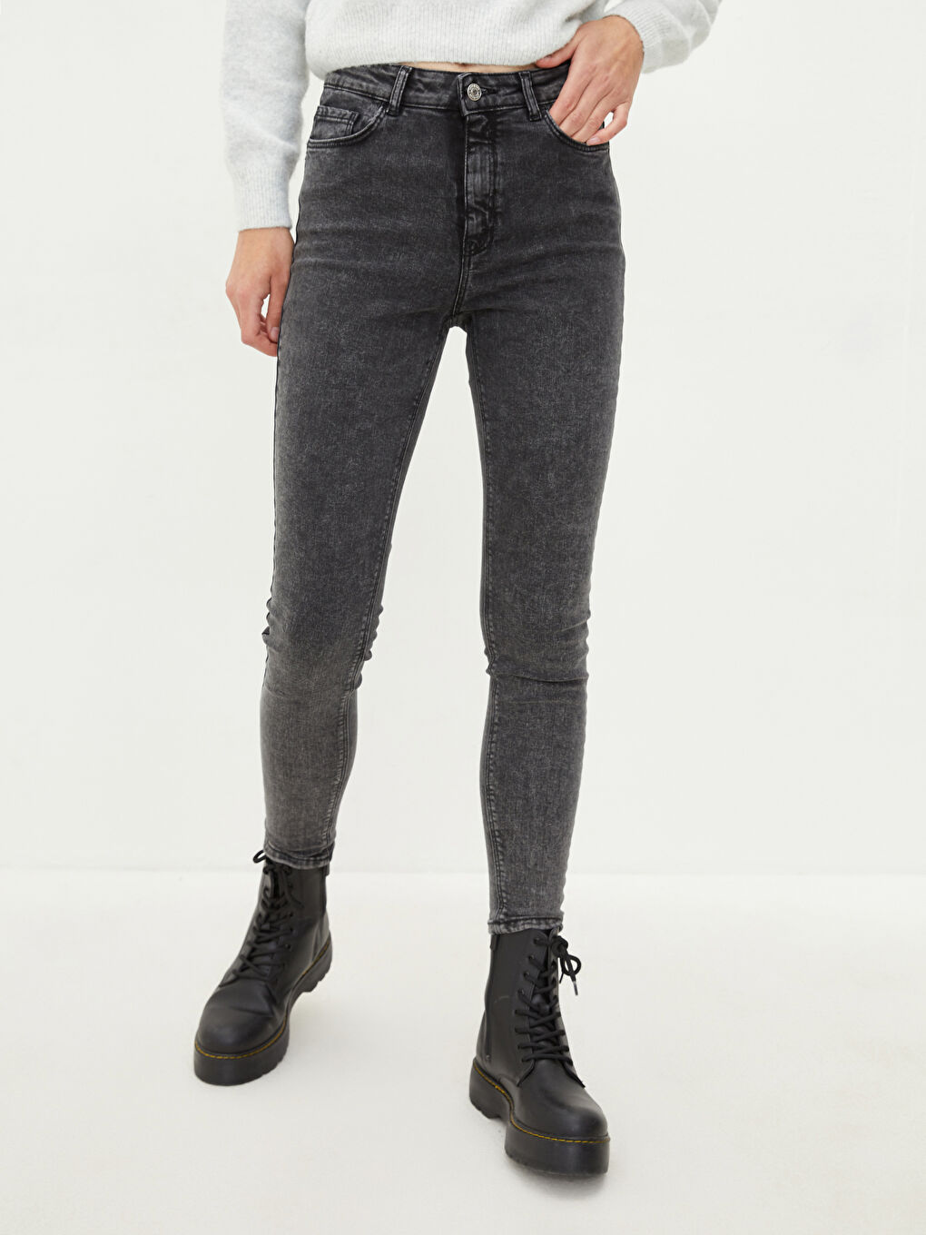 High Waisted Jupiter Super Skinny Fit Women's Jeans-3