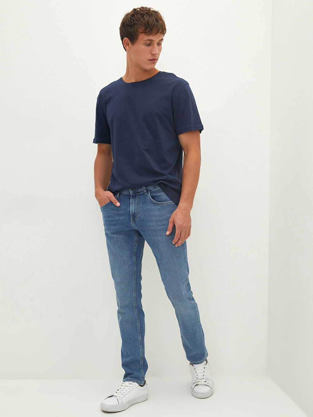 İndigo 750 Slim Fit Erkek Jean Pantolon-1