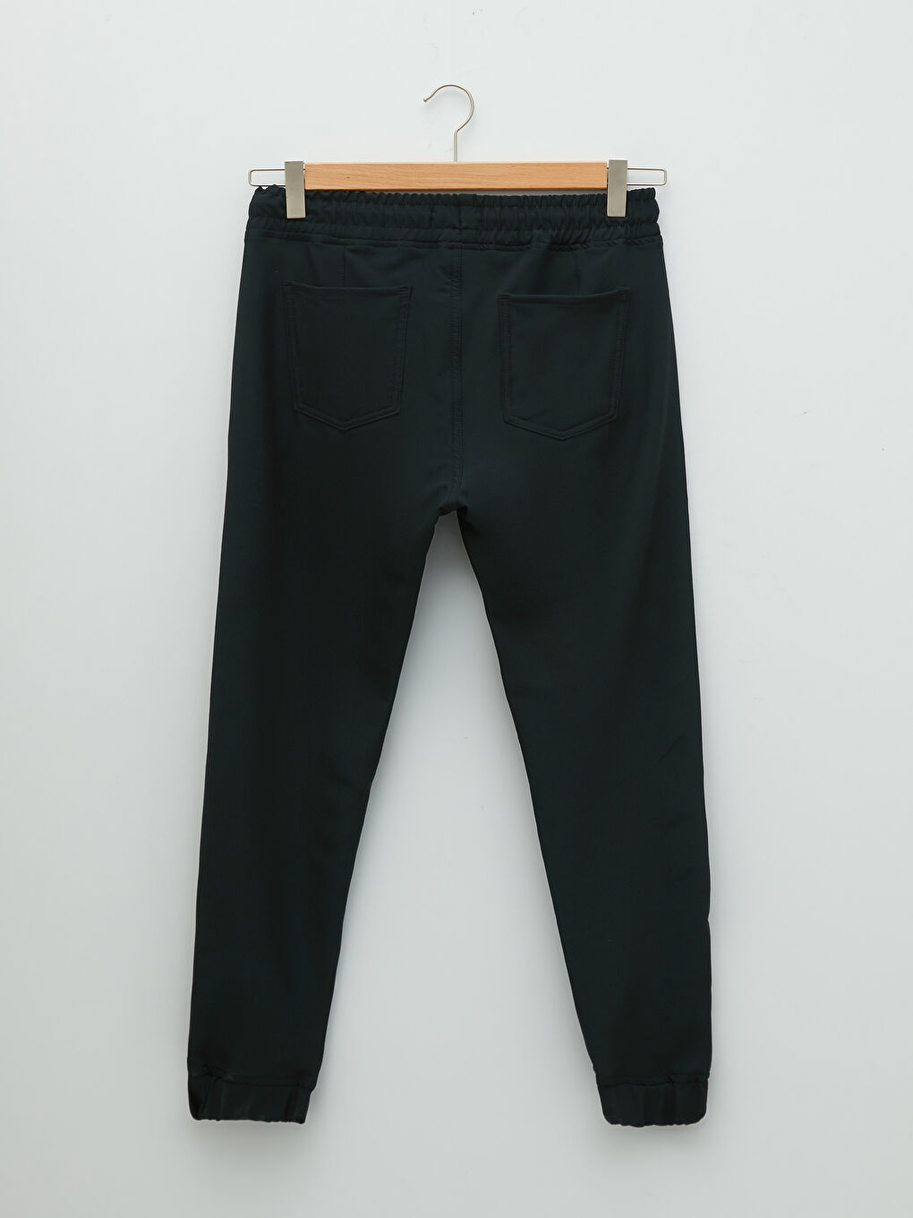 Siyah Slim Fit Erkek Jogger Pantolon-6
