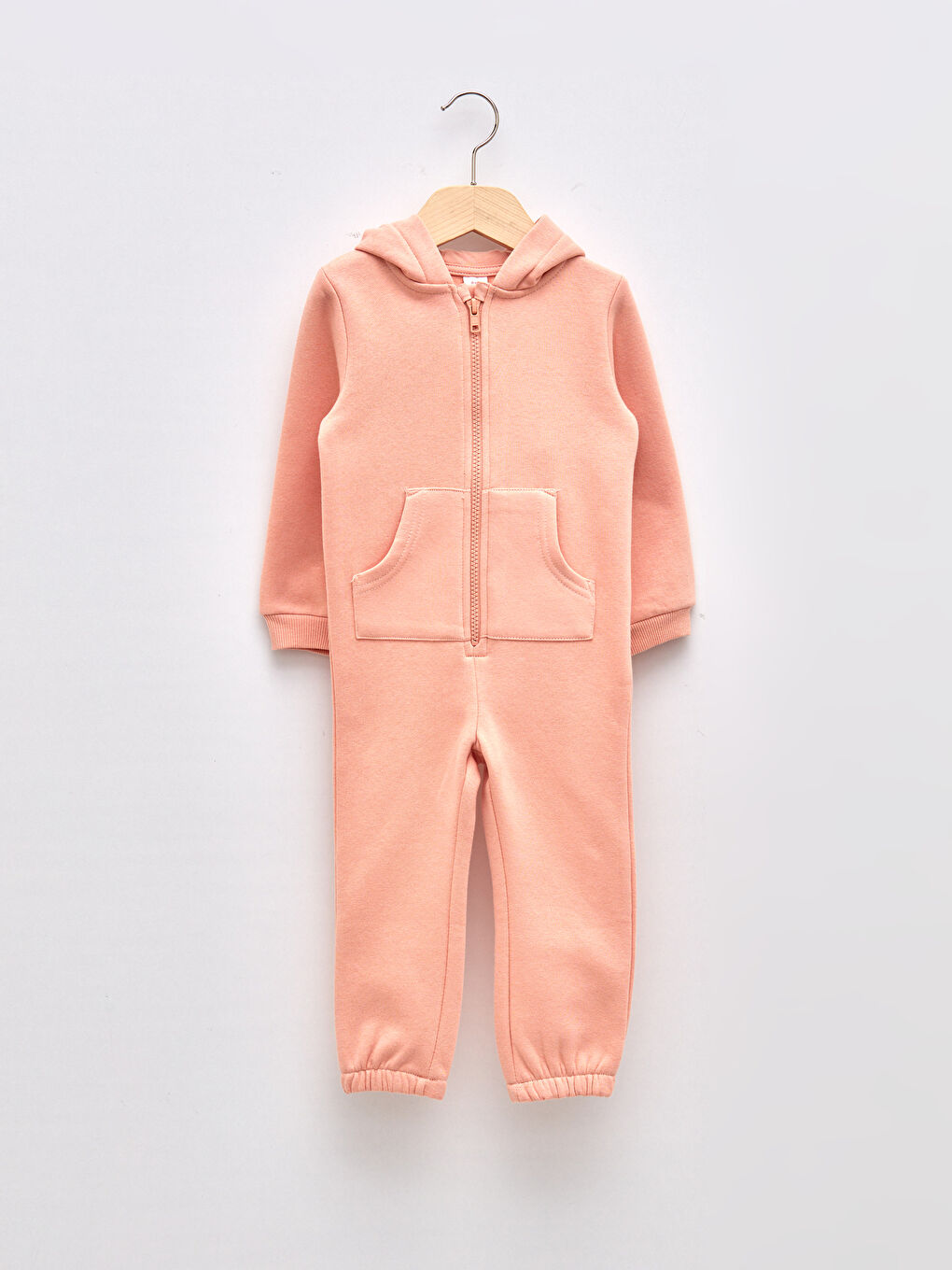 Hooded Long Sleeve Basic Baby Girl Rompers