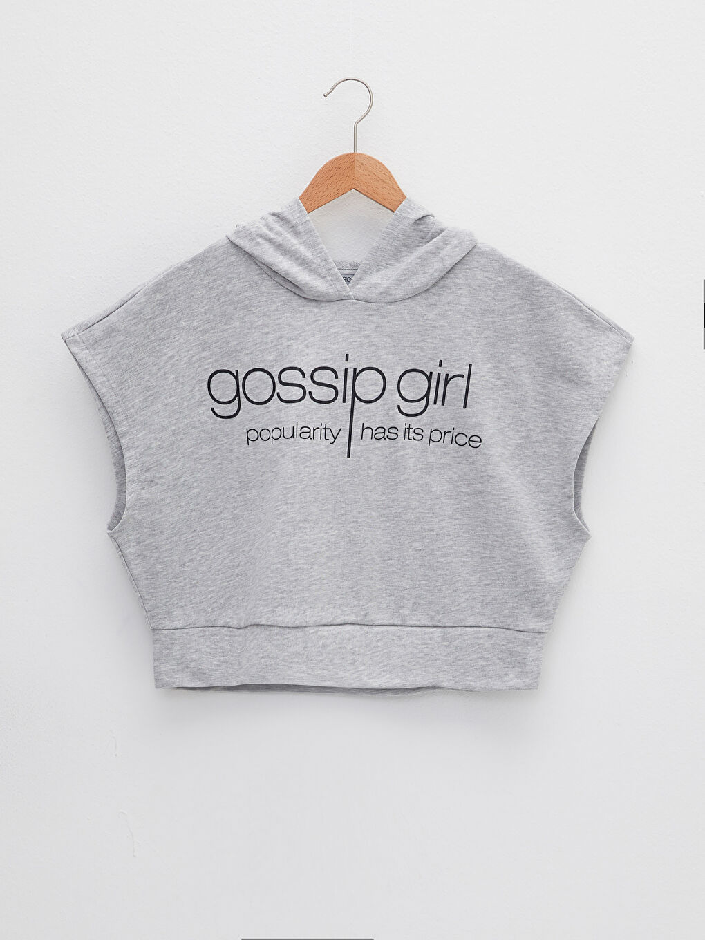 XSIDE Hoodie Gossip Girl Printed Short Sleeve Women's Sweatshirt -W1HL74Z8-LAL