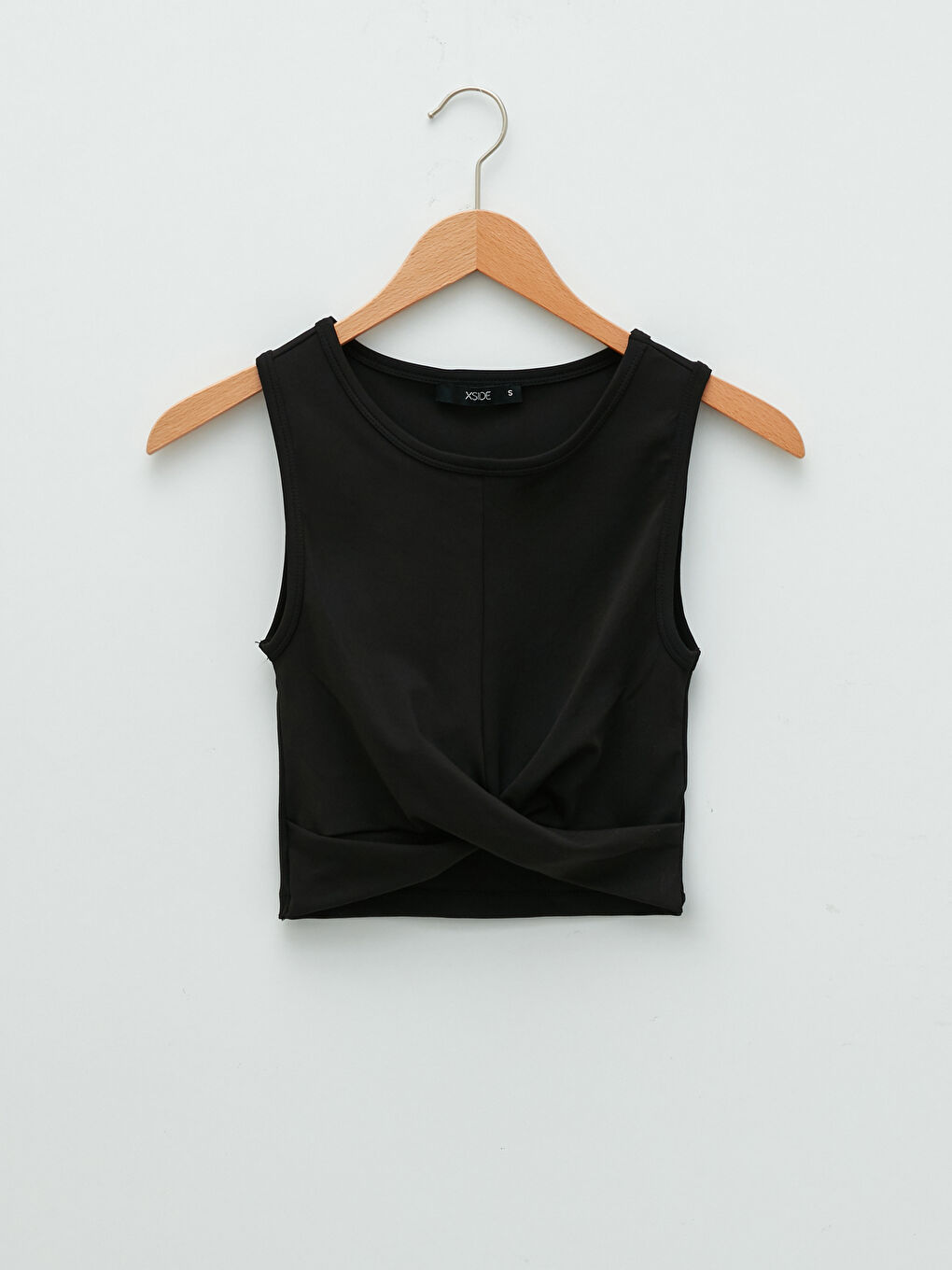 Bluză Simplă cu Bretele și Guler în formă de U pentru Femei-4