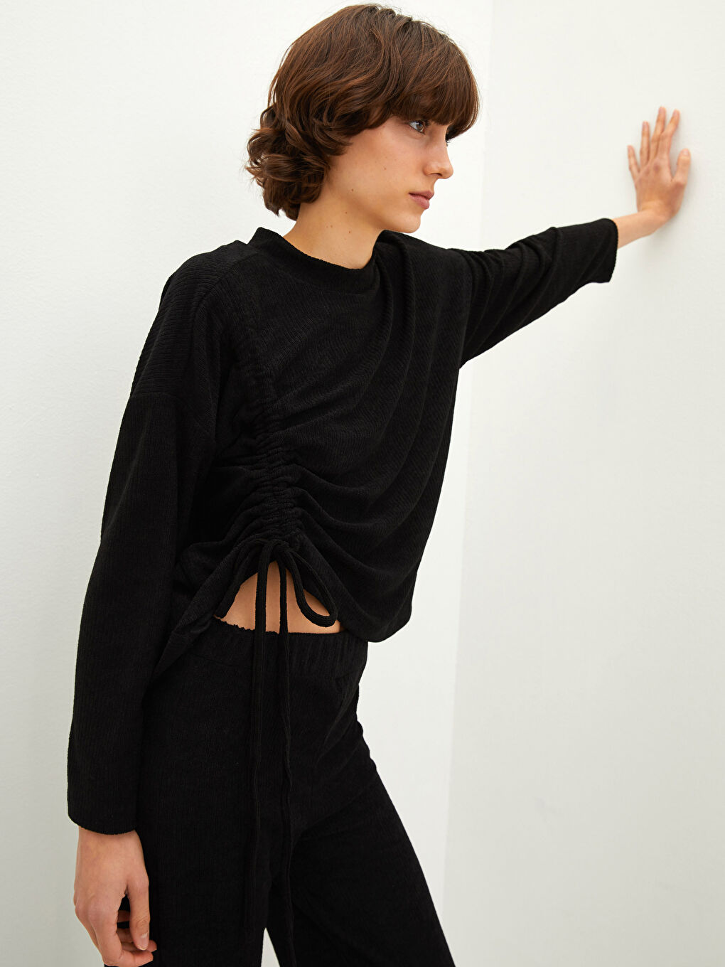 Žena CRNA Džemper -1