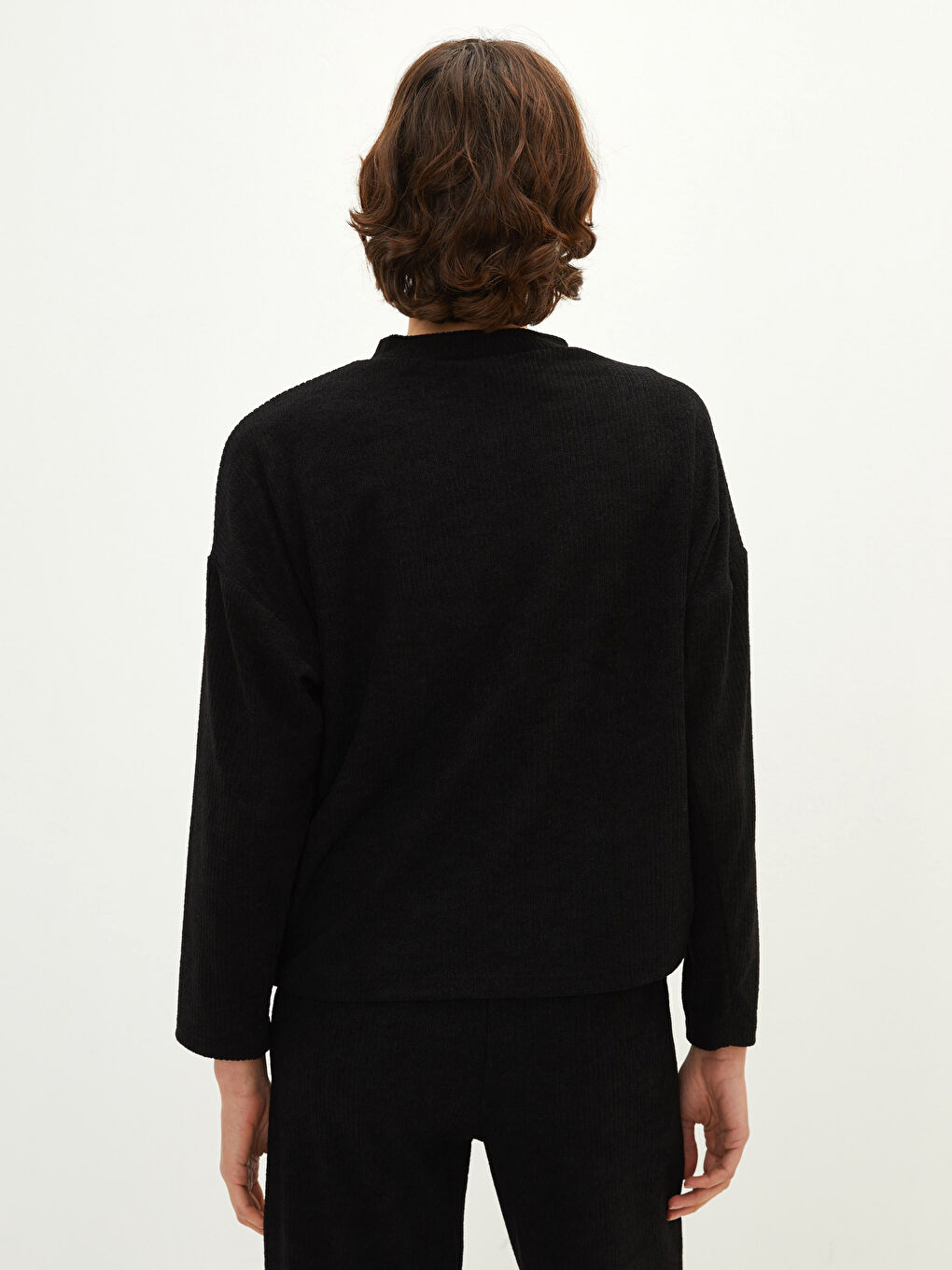 Žena CRNA Džemper -4