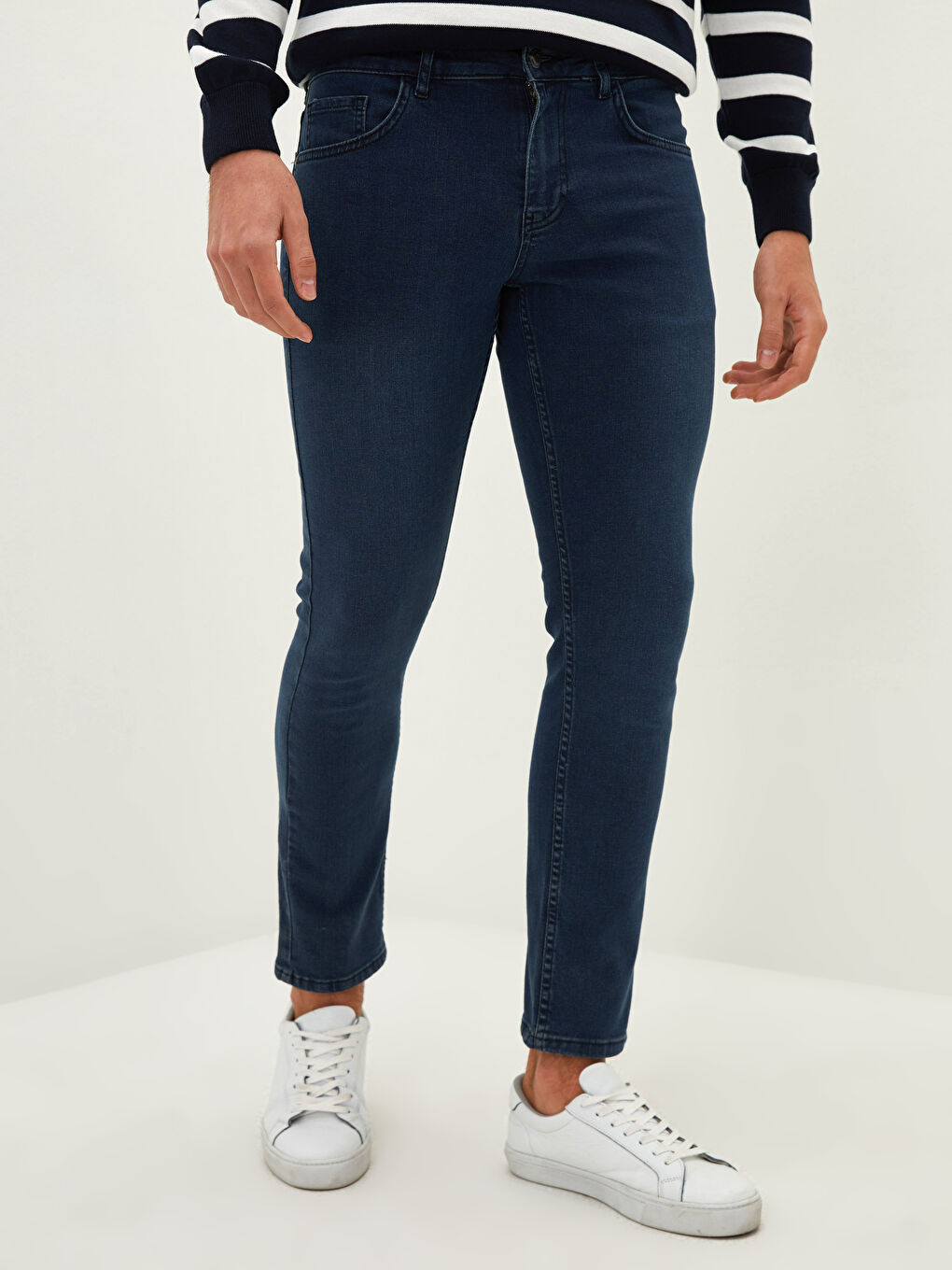 İndigo Slim Fit Erkek Jean Pantolon-2