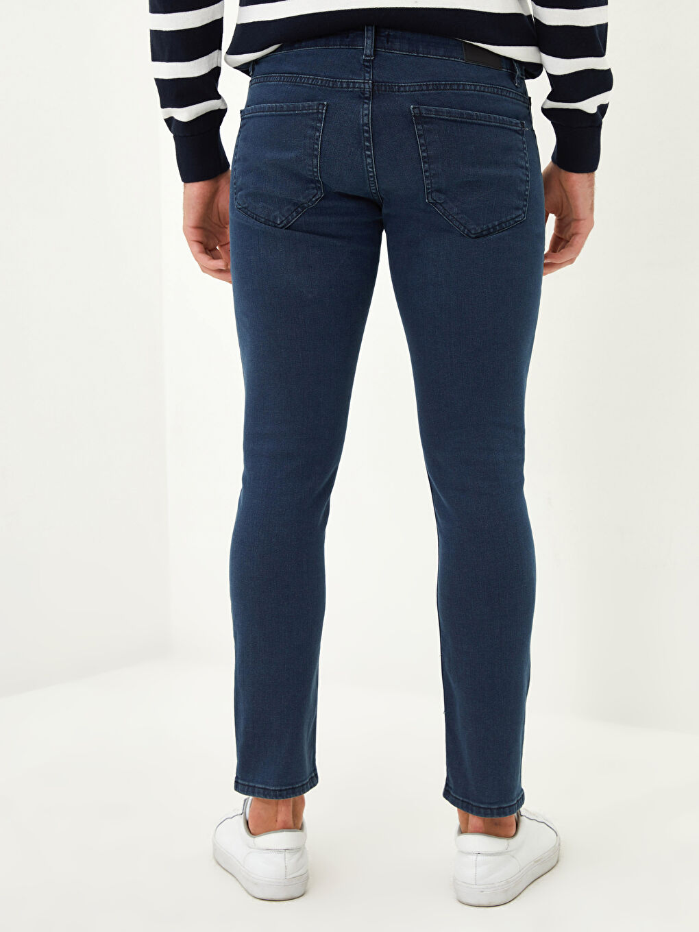 İndigo Slim Fit Erkek Jean Pantolon-4