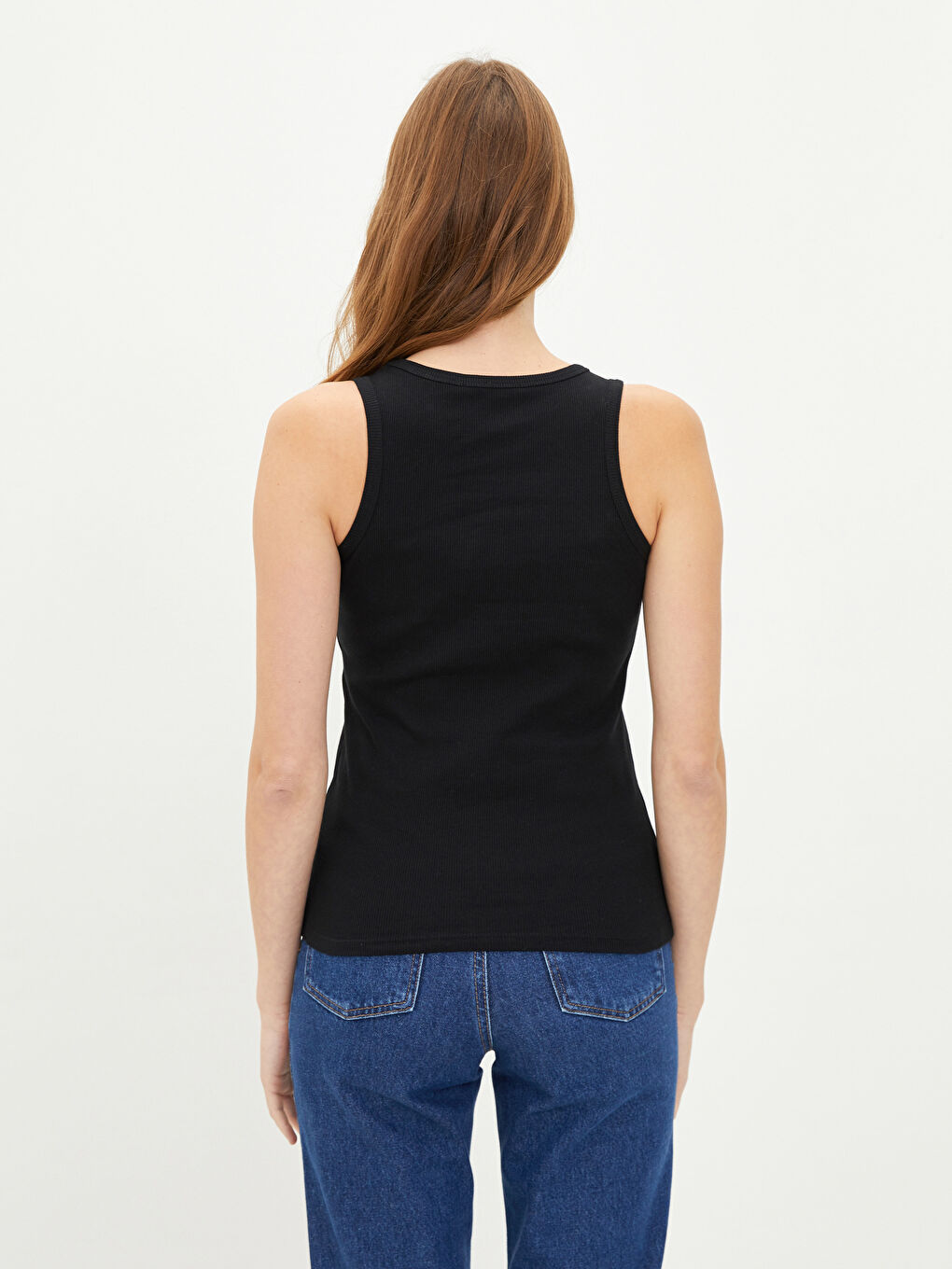 Crew Neck Sleeveless Plain Camisole Women Athlete 2 Pack-9