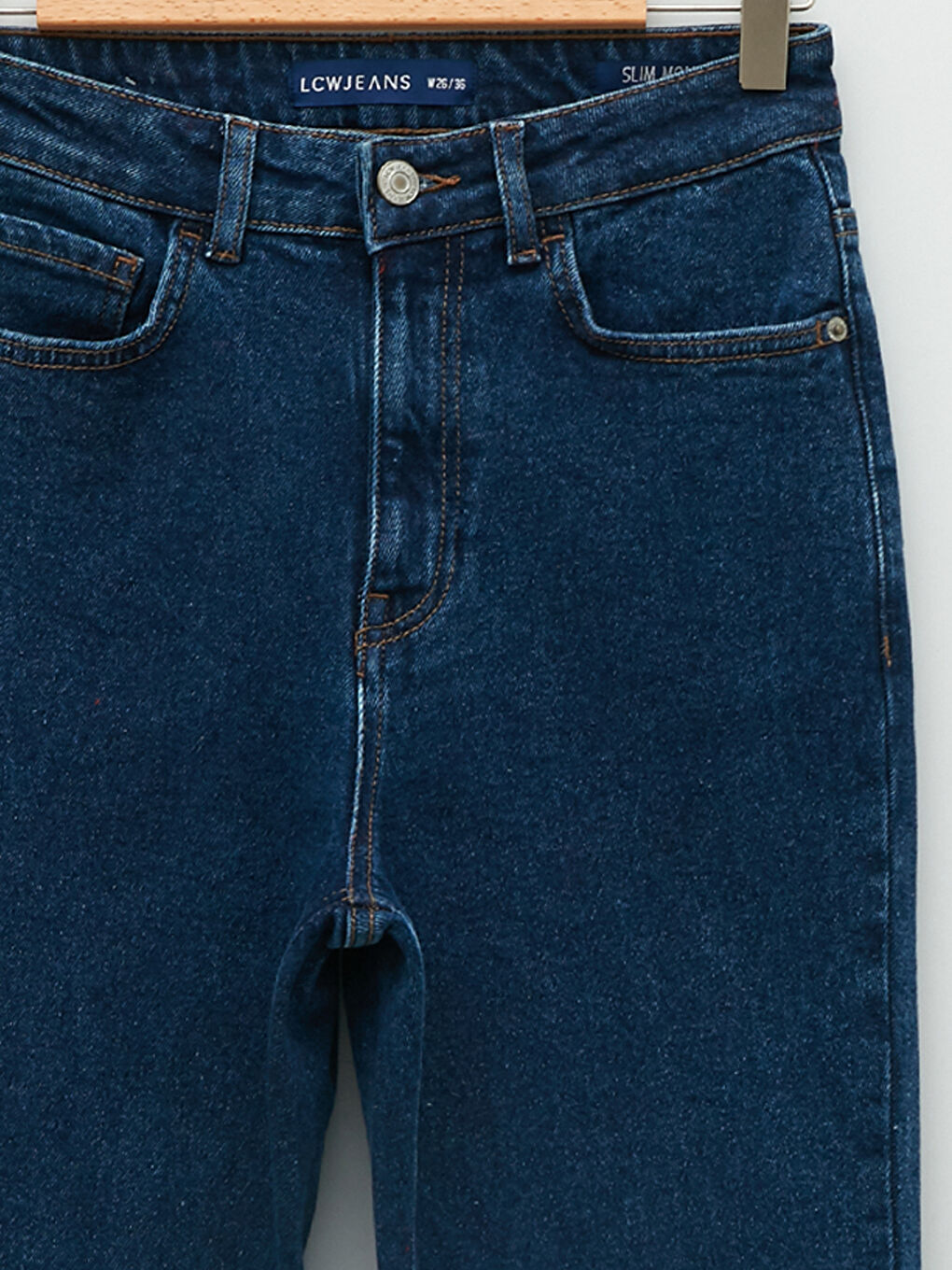 LCW Jeans Farmerke za žene sa visokim strukom, uskim krojem i detaljima na džepovima Rodeo -W1HM37Z8-309