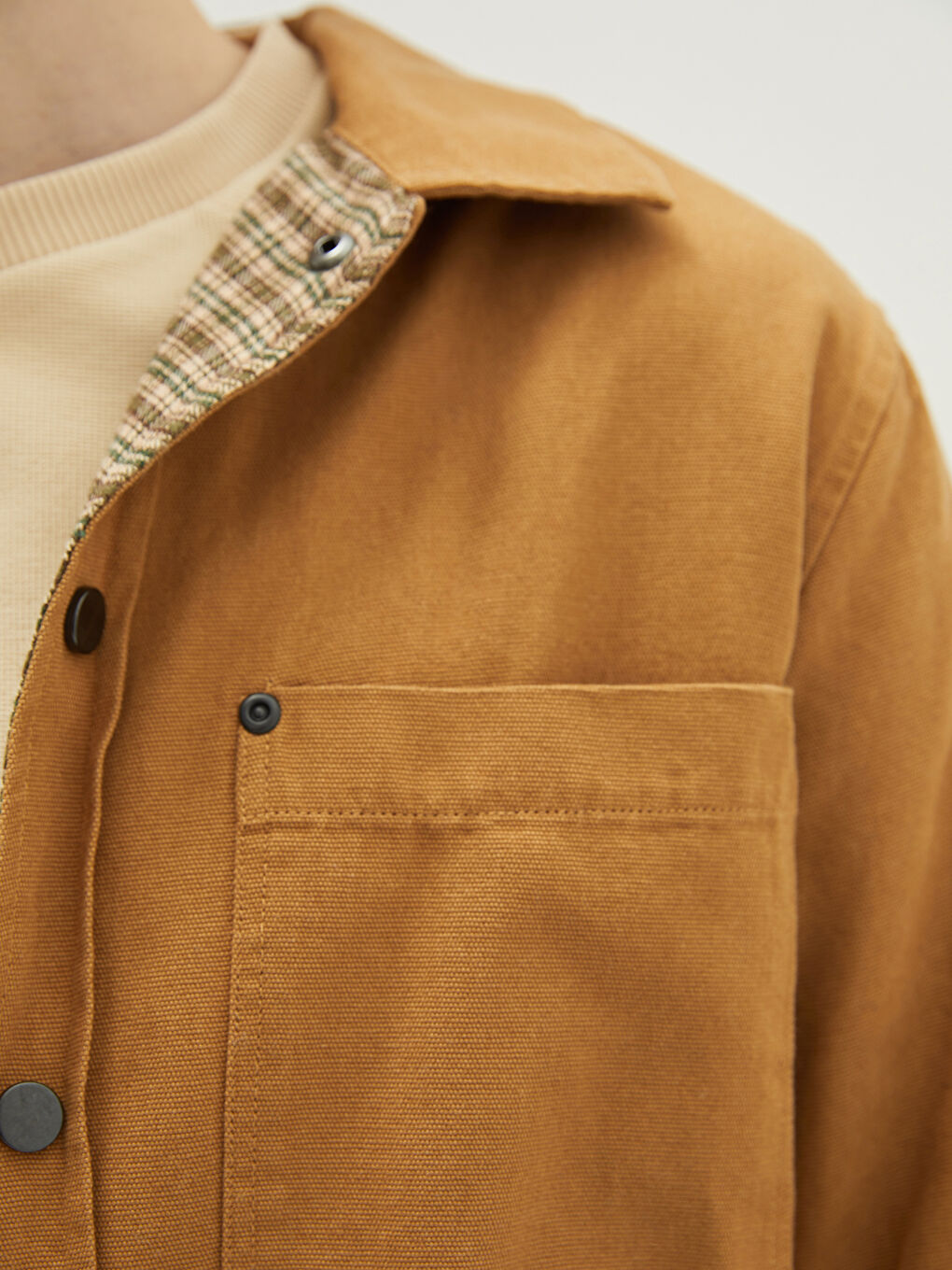 Chemise Oxford Oversize à Manches Longues pour Hommes-3