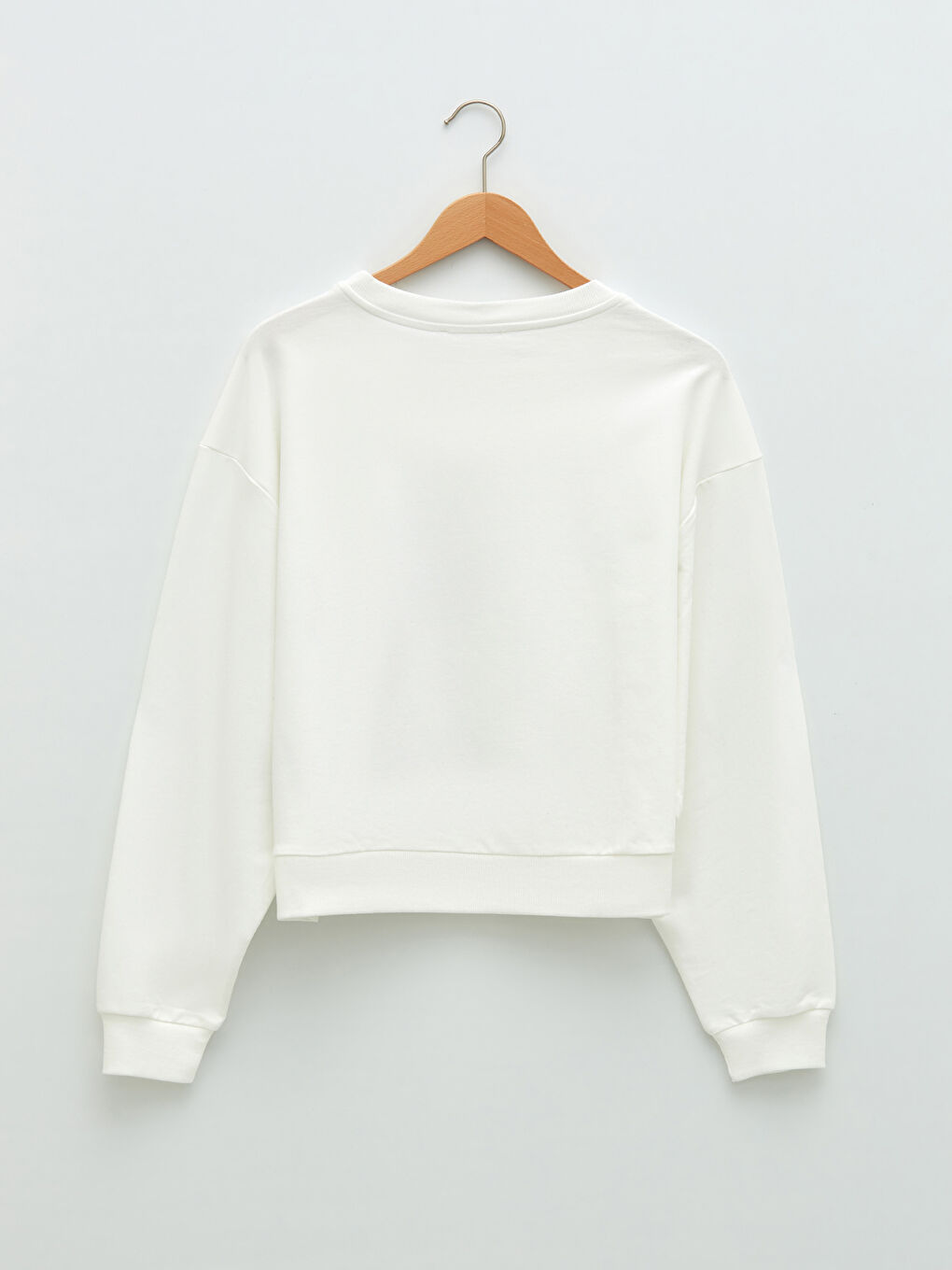 Женская толстовка с круглым вырезом и длинными рукавами с принтом-7