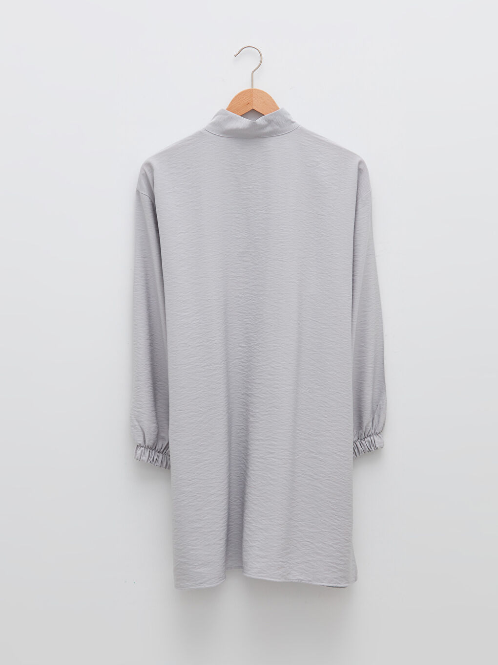 LCWAIKIKI Classic Trichterkragen Schlichte Langarm Tunika für Damen -W1HN01Z8-G7J