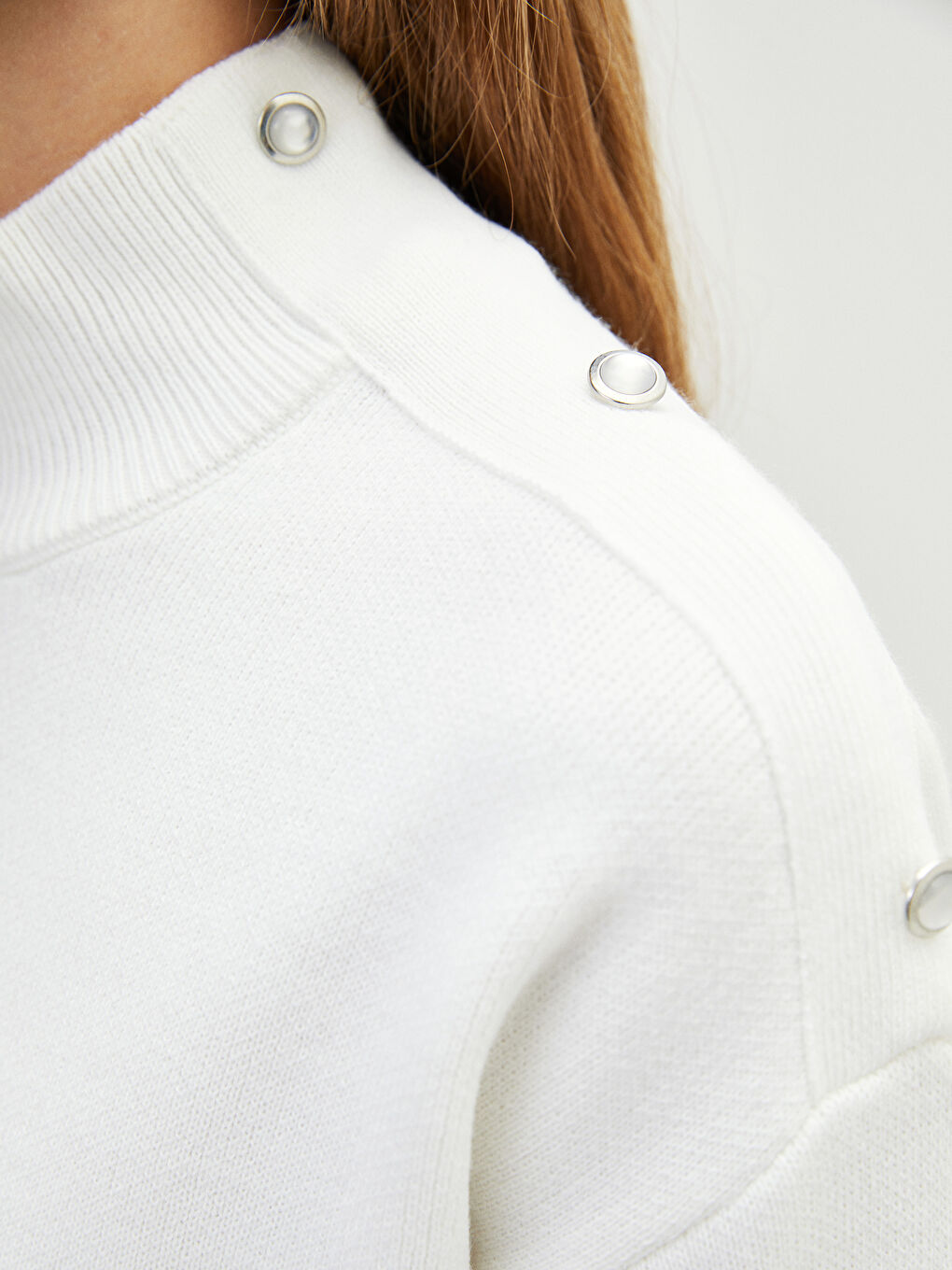 Свитер из трикотажа с полуводолазкой для женщин-3