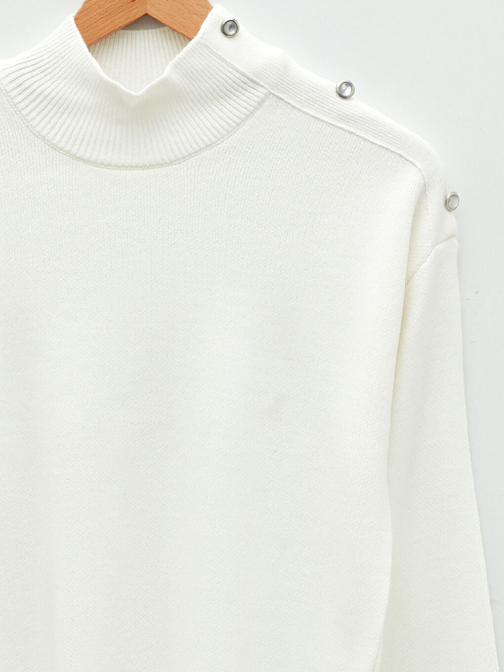 Свитер из трикотажа с полуводолазкой для женщин-7