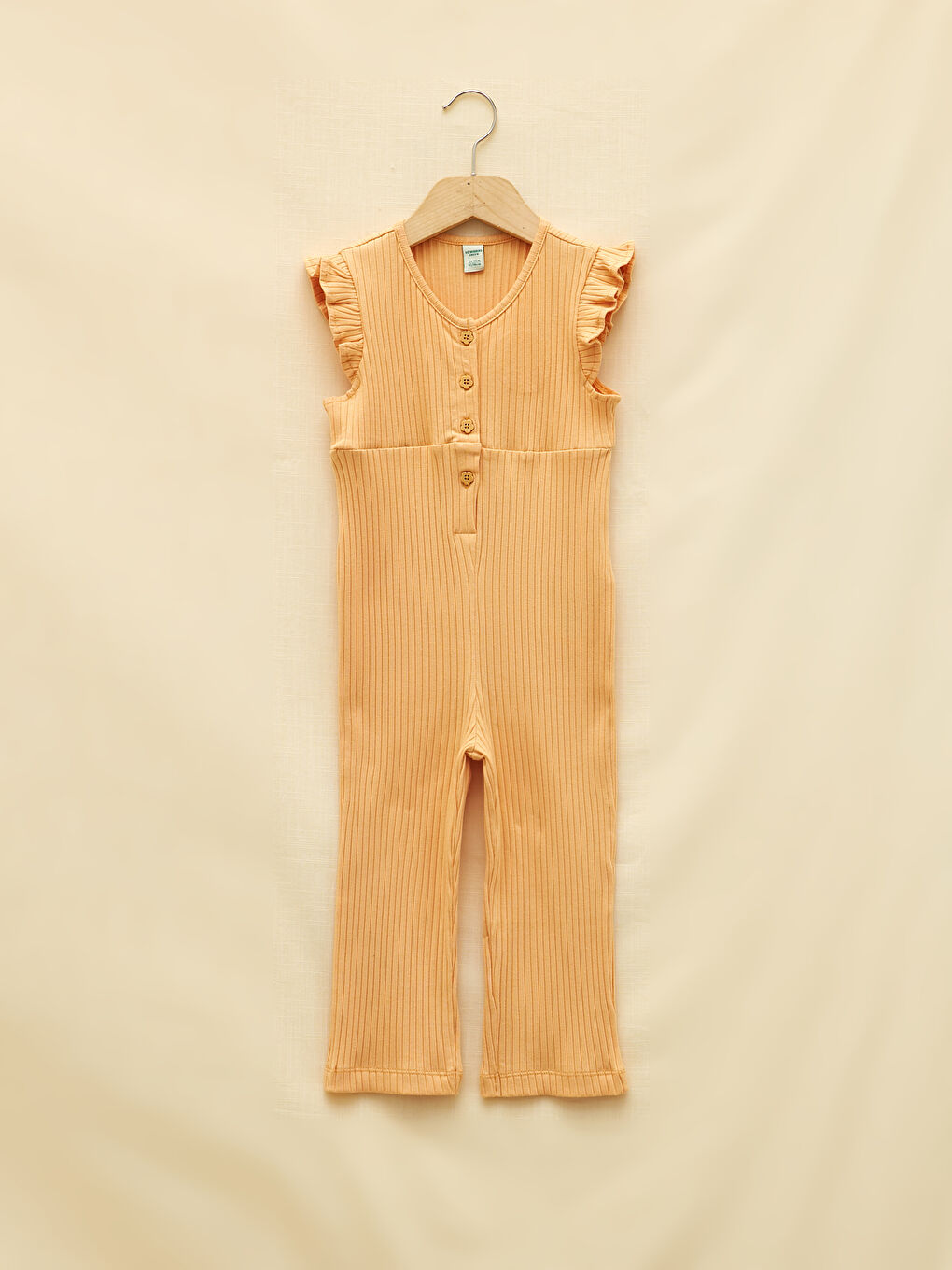 LCW baby Crew Neck Basic Baby Girls' Jumpsuit -W1HN64Z1-G8K