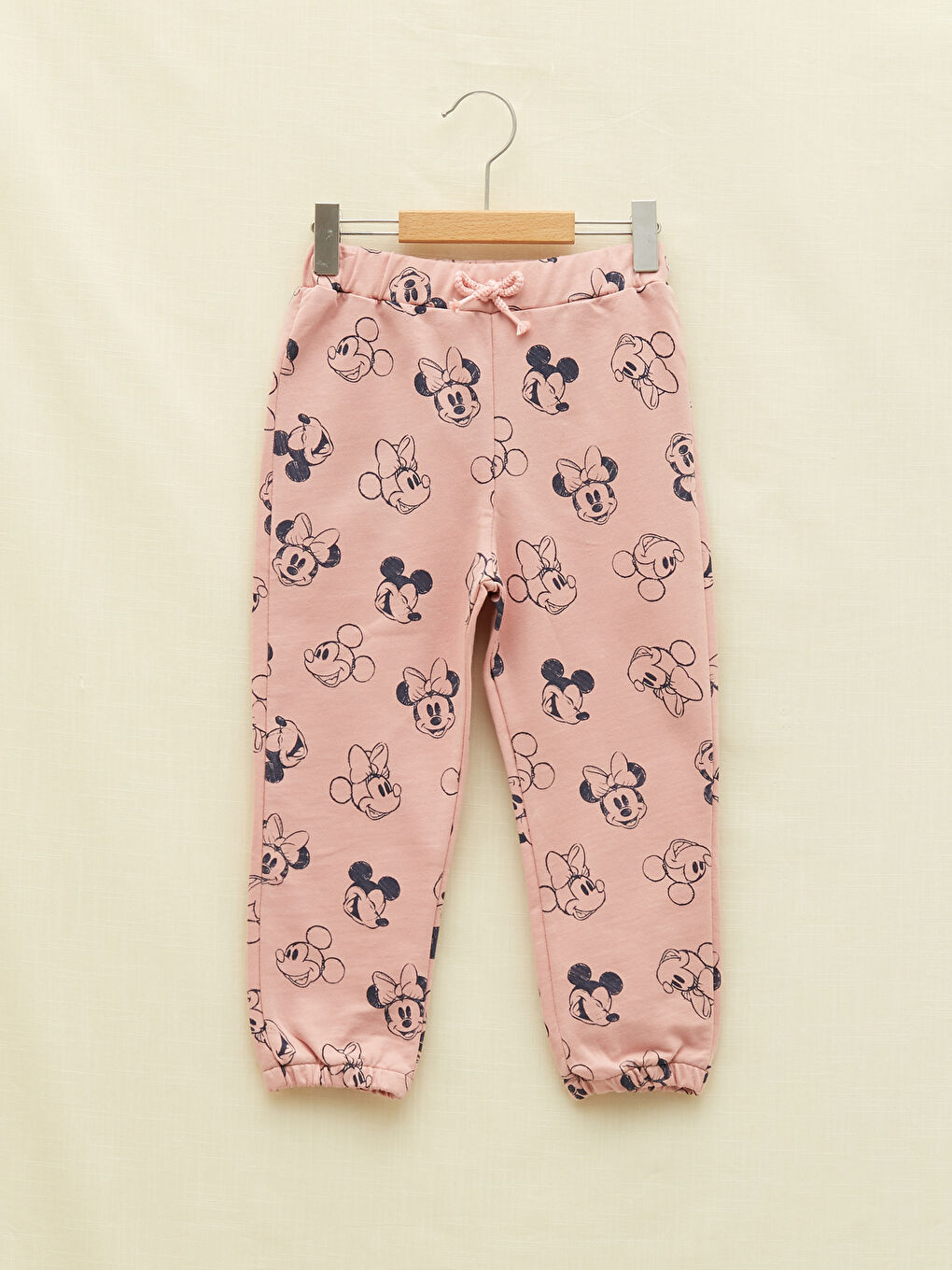 LCW baby Elastic Waist Minnie Mouse Printed Baby Girl Tracksuit Bottom -W1HN74Z1-LT3