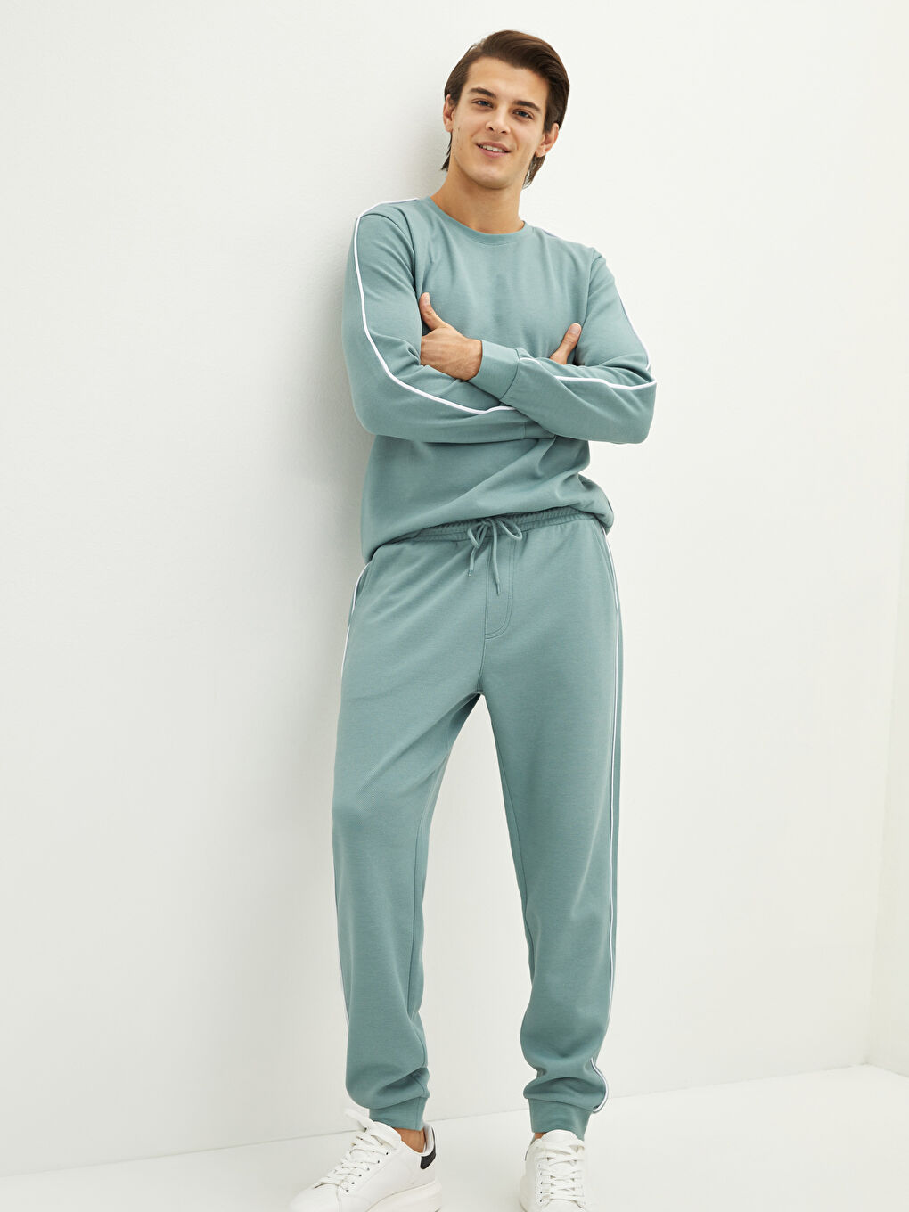 ерлерге арналған стандартты пішім спорттық шалбар-1