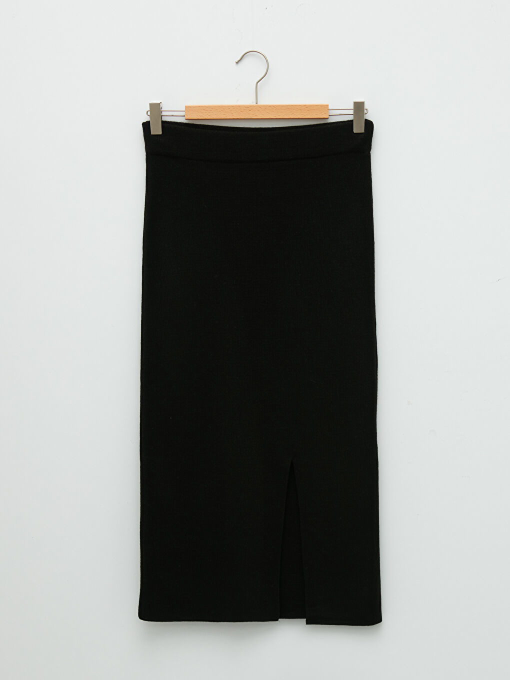 LCW Vision Damenrock mit elastischem Bund aus schlichtem Strickstoff -W1HO28Z8-CVL