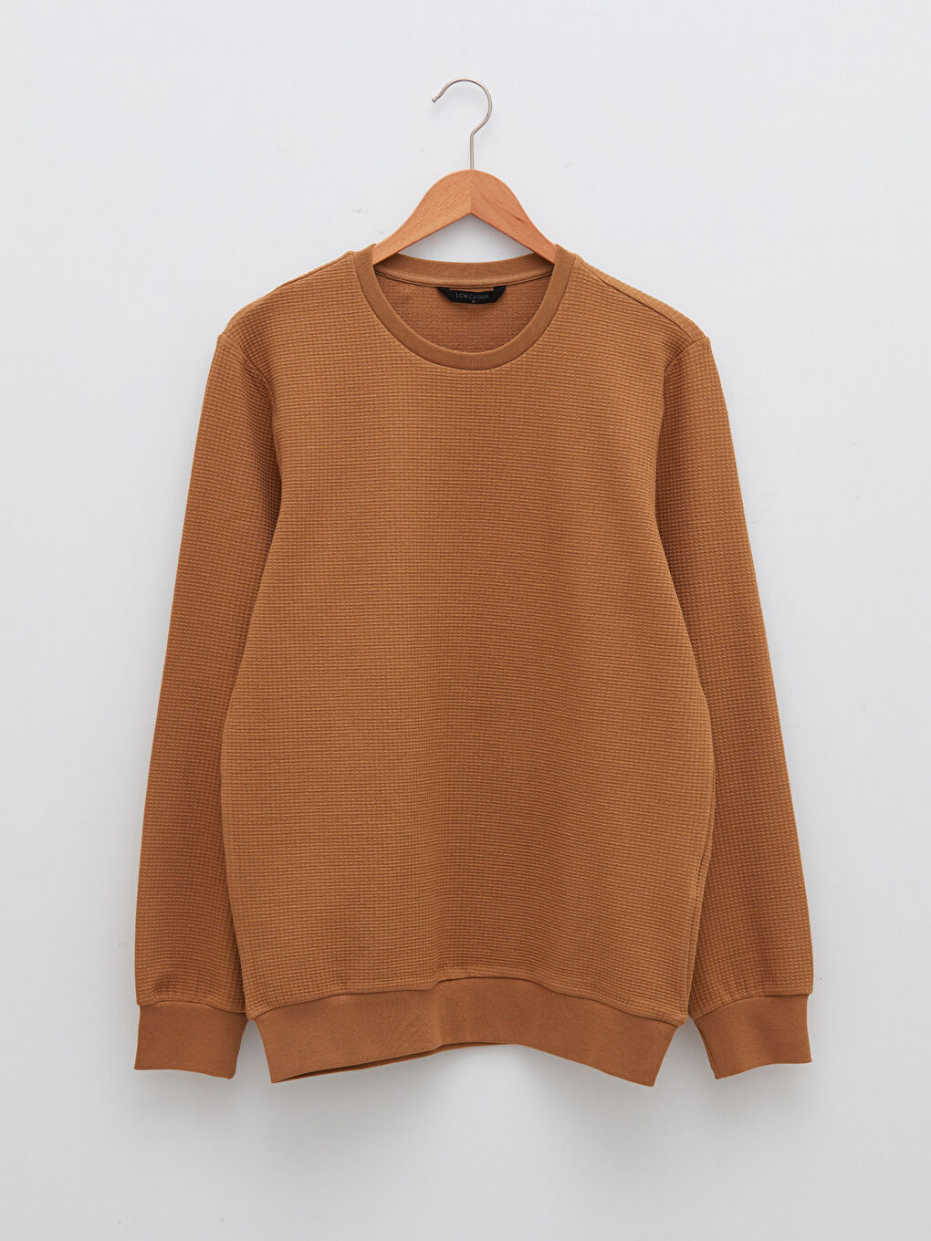 Crew Neck Long Sleeve Men's Sweatshirt-5