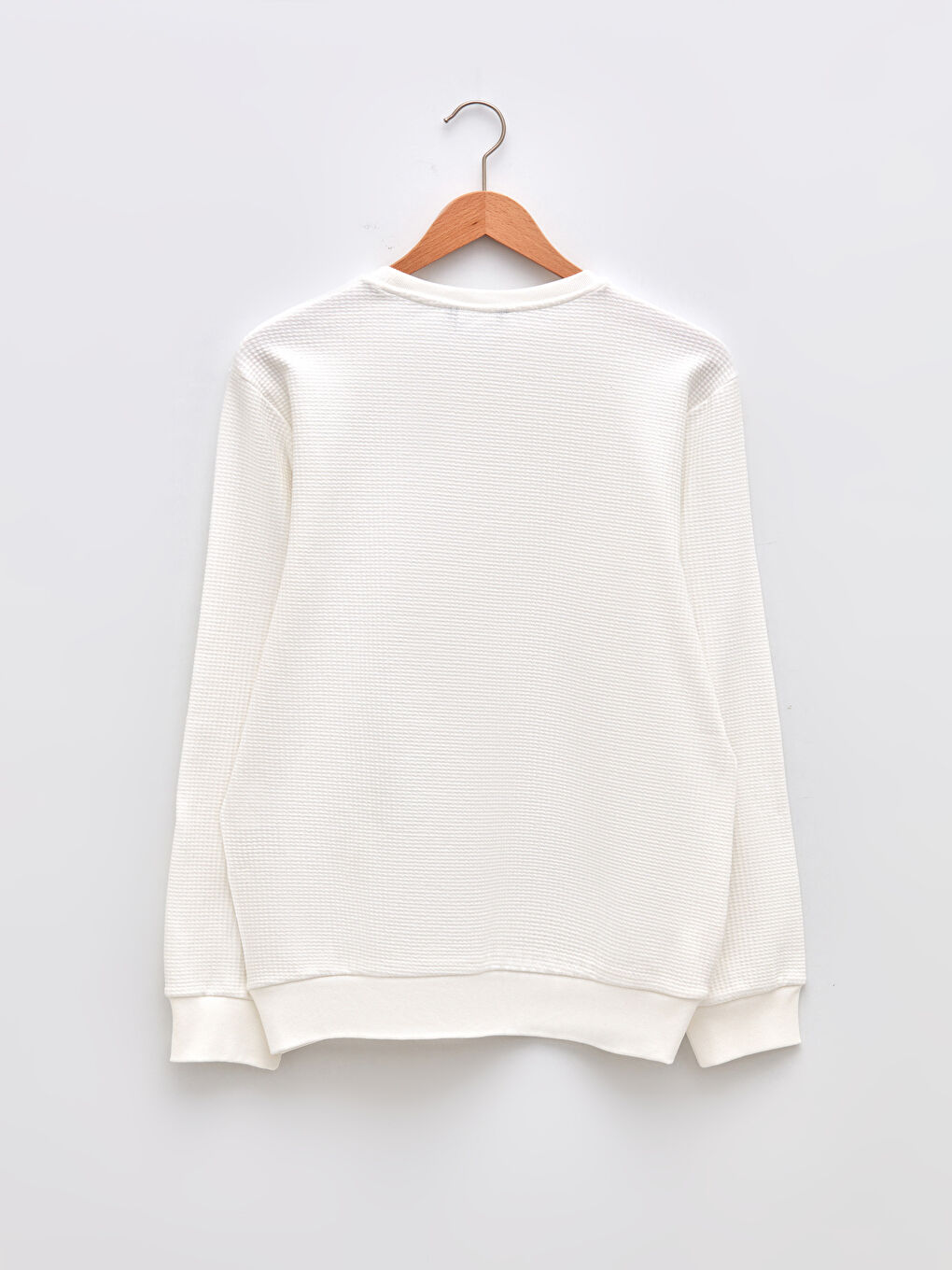 Hanorac cu Mânecă Lungă și Guler Rotund pentru Bărbați-6