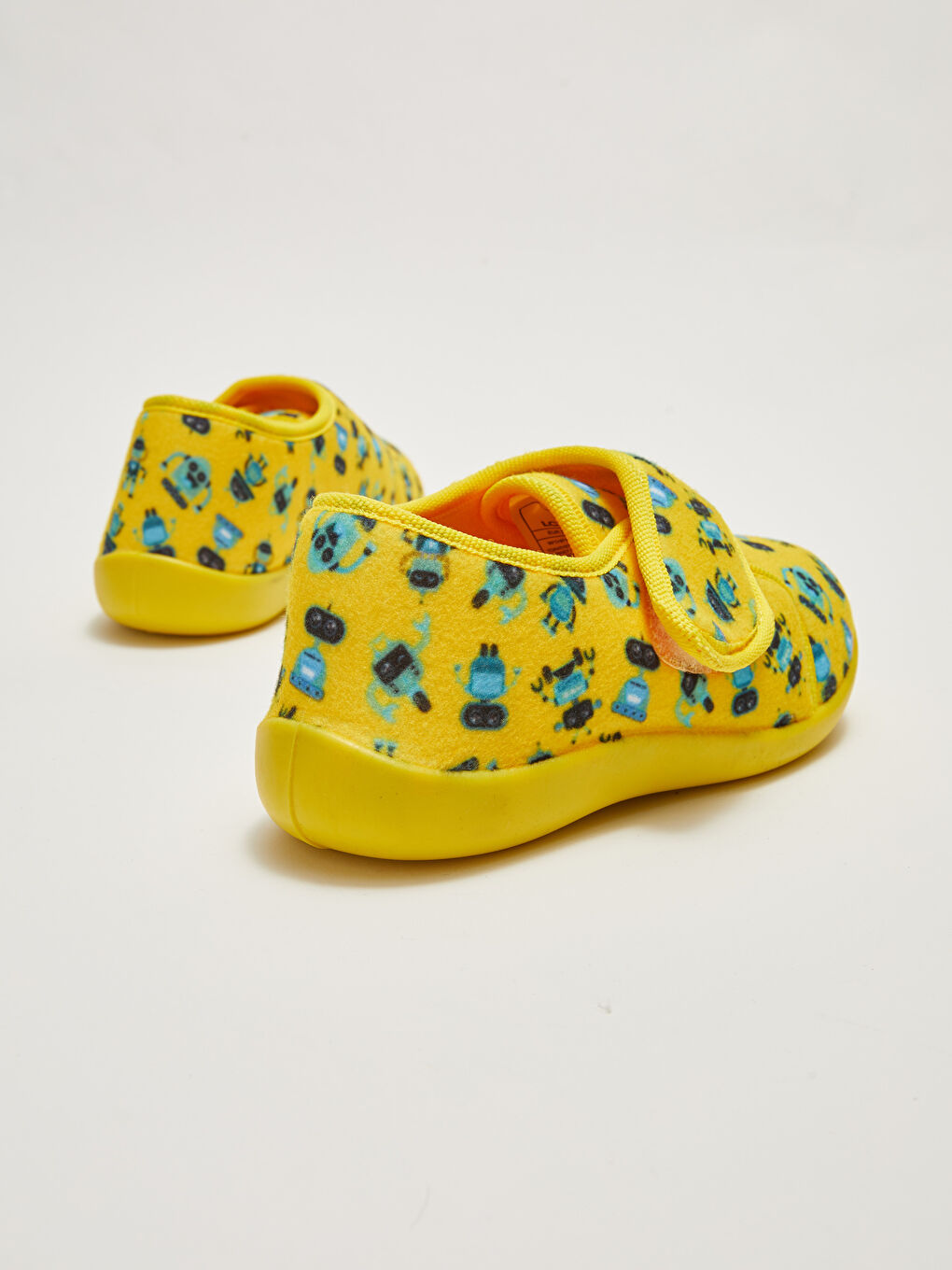 Домашние сапожки-тапочки с принтом и застежкой-липучкой для мальчиков-3