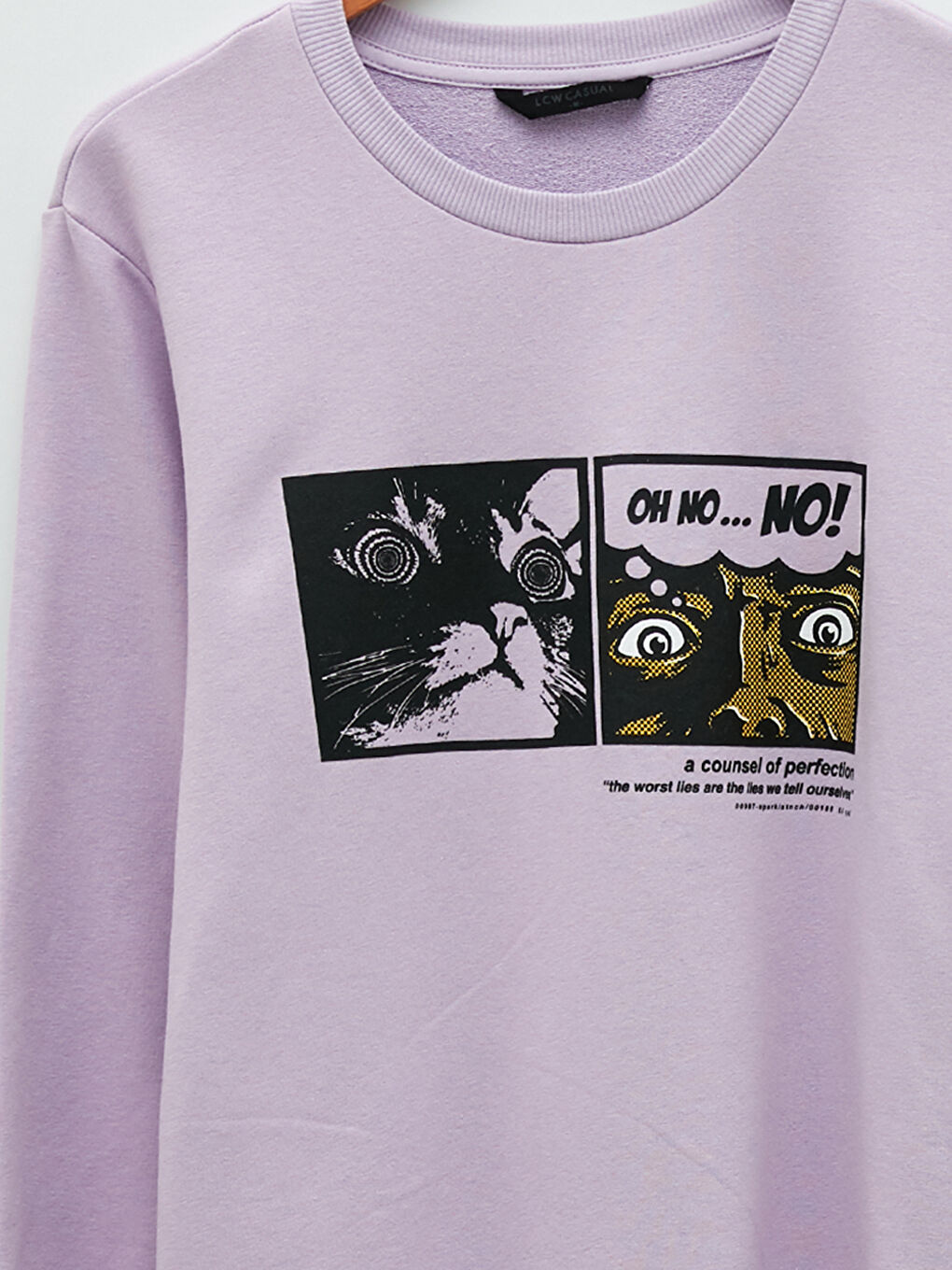 Crew Neck Long Sleeve Printed Men's Sweatshirt-7