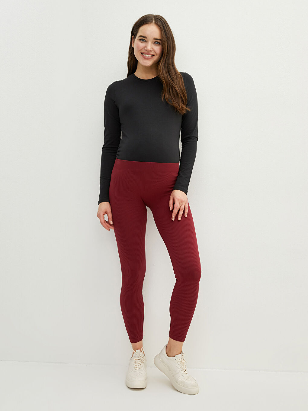 Siyah Bisiklet Yaka Düz Uzun Kollu Hamile Çıtçıtlı Body-1