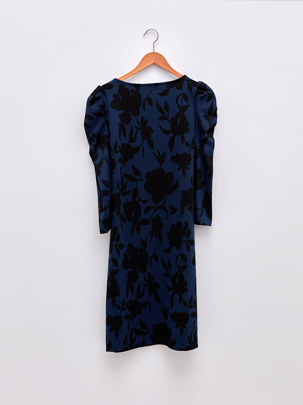 LCWAIKIKI Classic Square Collar Patterned Women's Dress -W1HQ00Z8-MLC