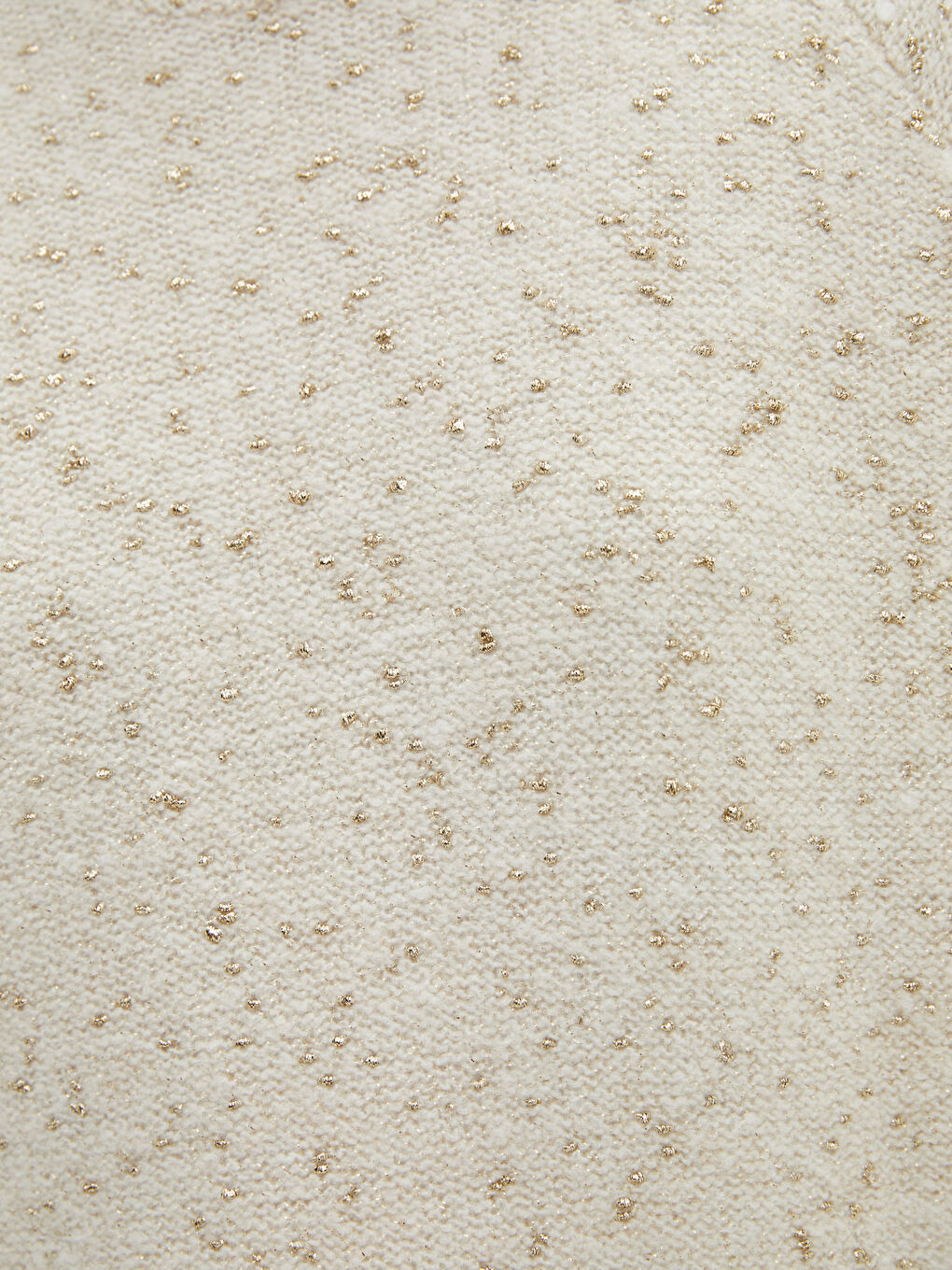 تونيك تريكو كم طويل منقوش بياقة هاي نيك أوفراسايز للسيدات-2