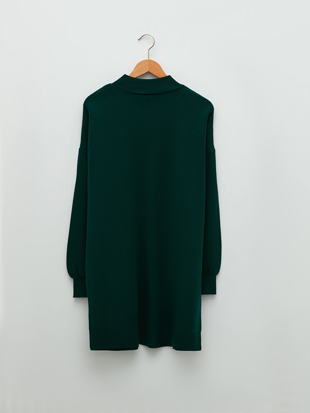 LCW Modest Dik Yaka Mickey Mouse Baskılı Uzun Kollu Kadın Triko Tunik -W1HQ50Z8-RZX