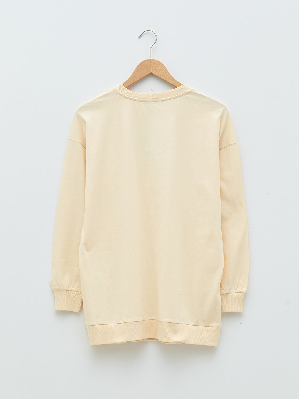 Hanorac Simplu pentru Gravide cu Guler Rotund-6